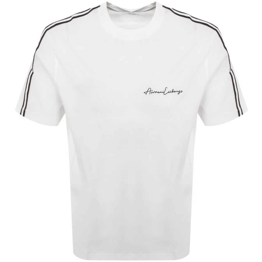 Armani Exchange Logo T Shirt White | Mainline Menswear
