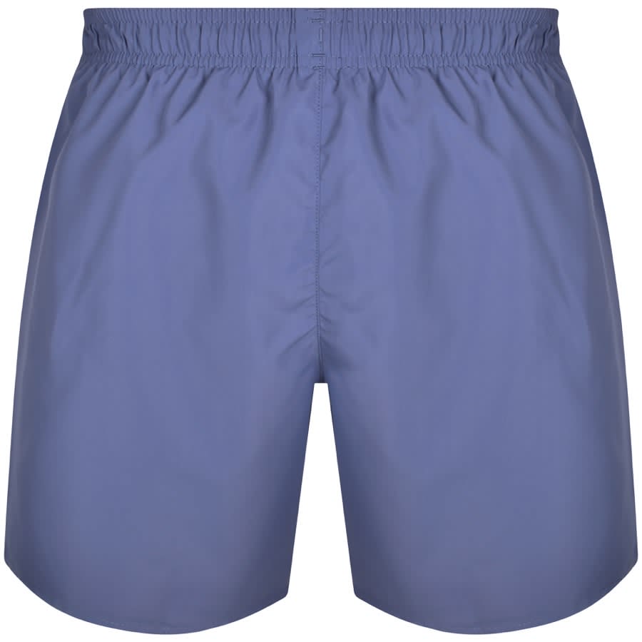 EA7 Emporio Armani Logo Swim Shorts Purple
