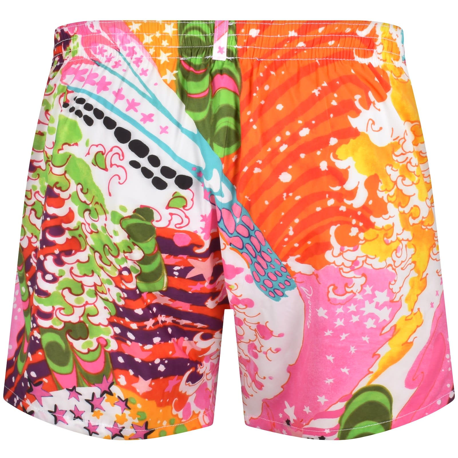 DSQUARED2 Swim Shorts White Mainline Menswear Australia