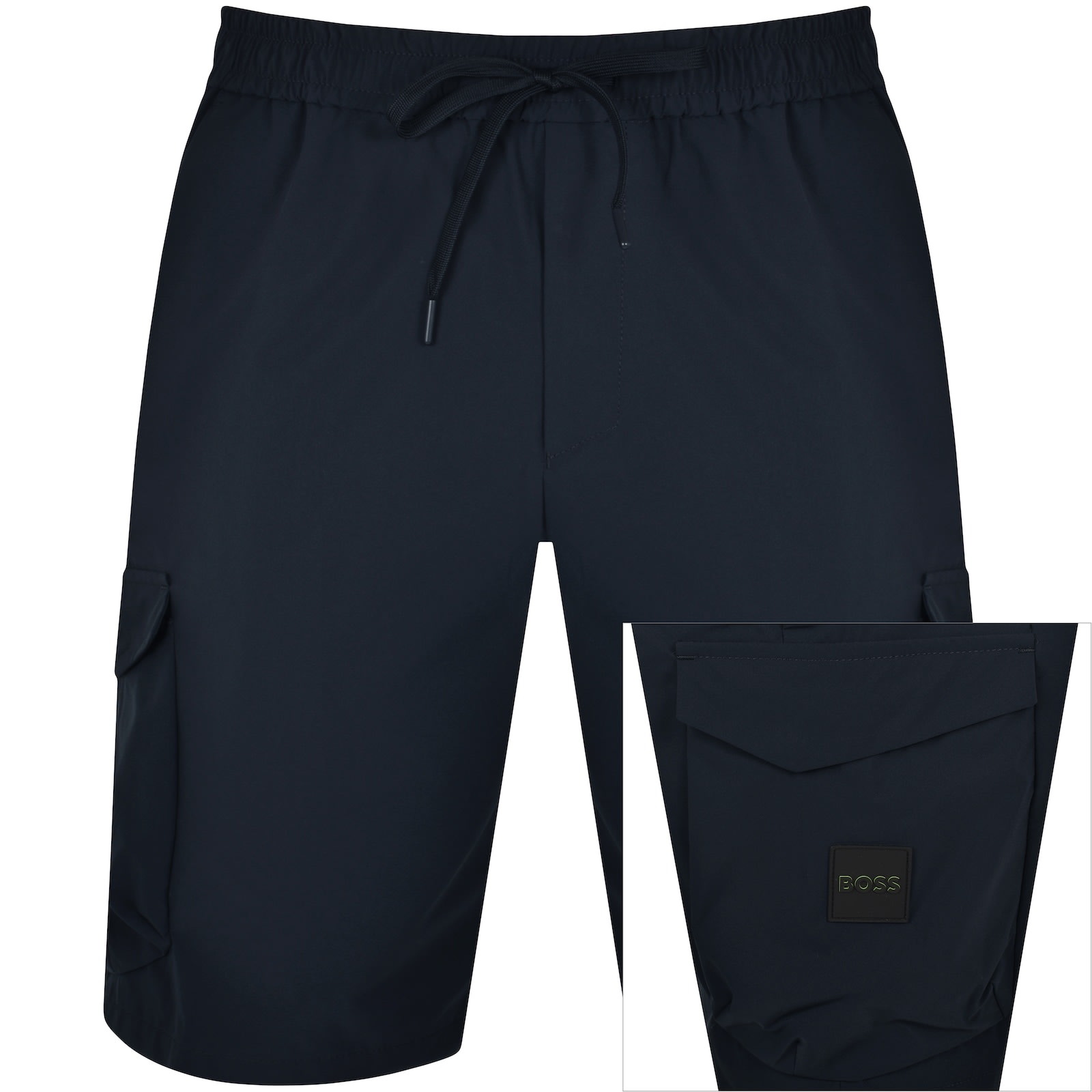 BOSS S Urbanex Cargo1 Shorts Navy Mainline Menswear Denmark