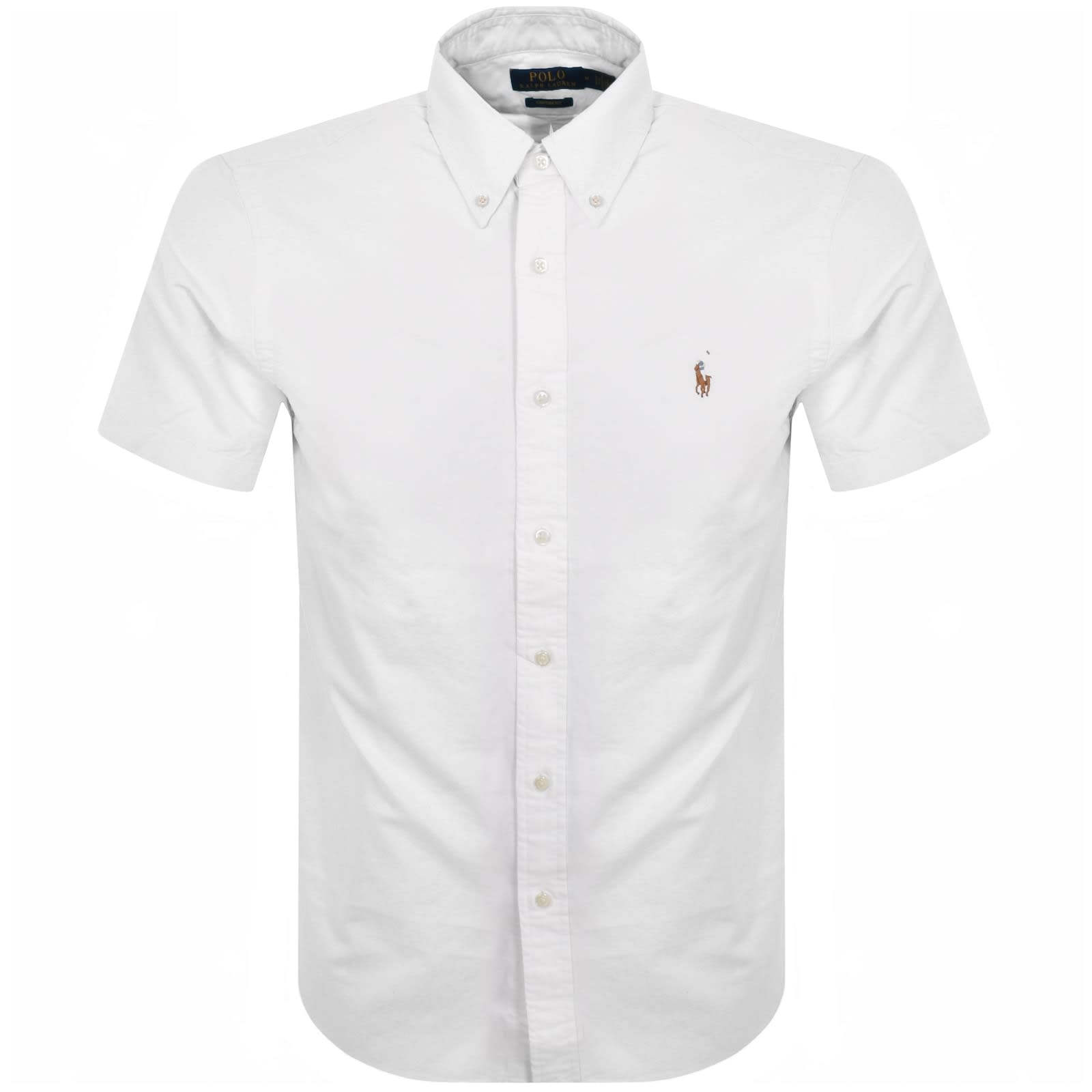 Ralph lauren white oxford shirt mens shop