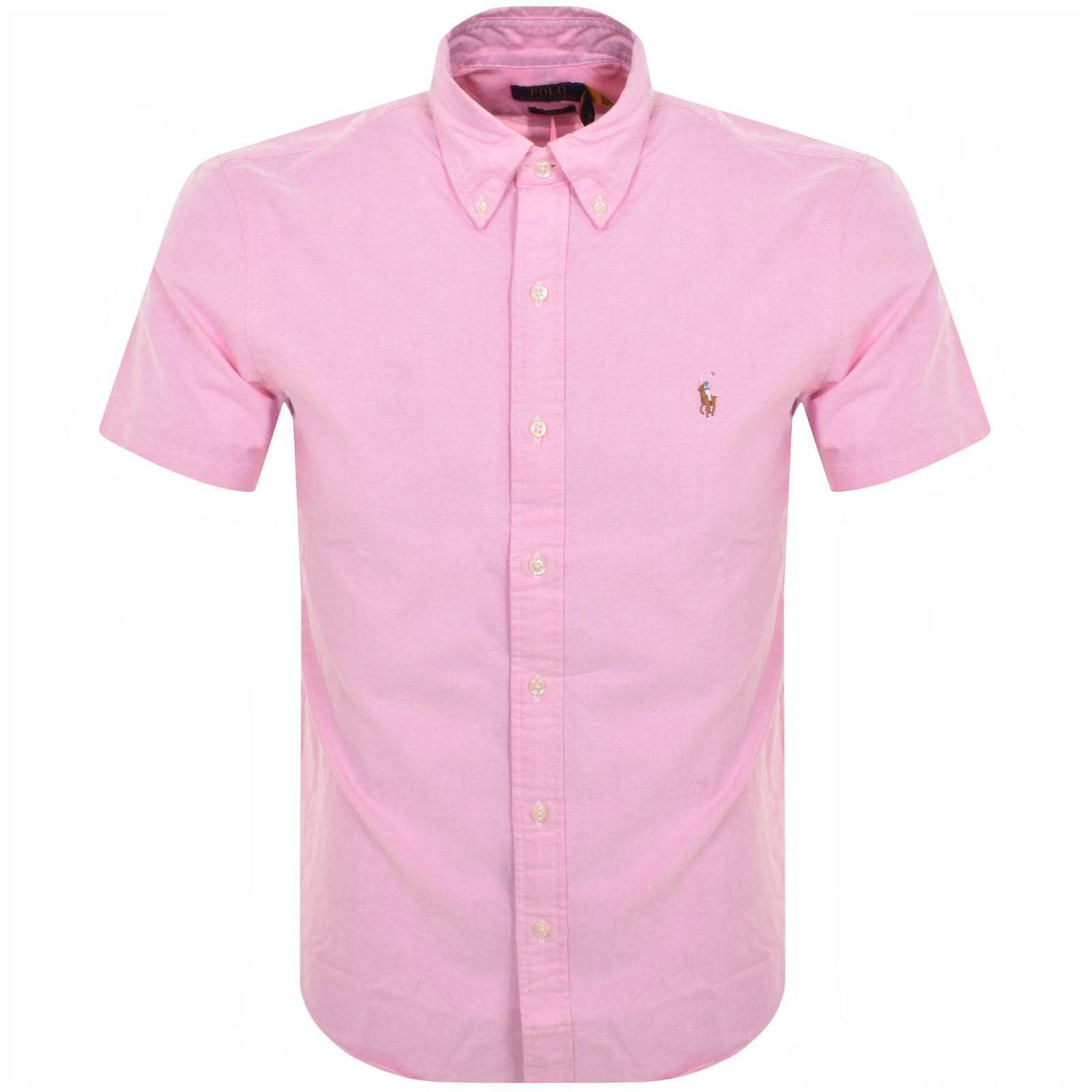 Pink polo button down clearance