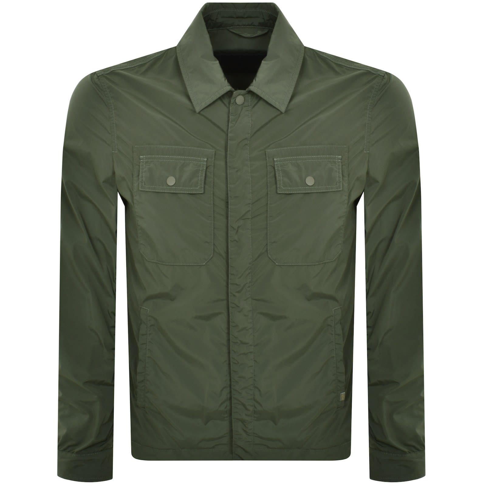 Paul And Shark Eco Nylon Overshirt Green Mainline Menswear