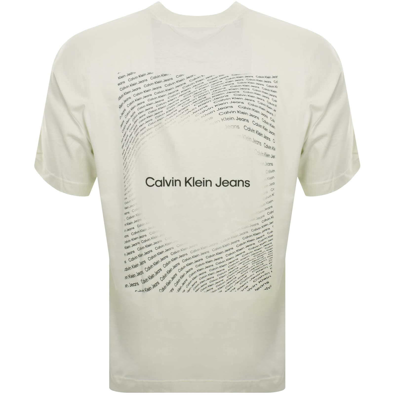 Calvin Klein Jeans Logo T Shirt White