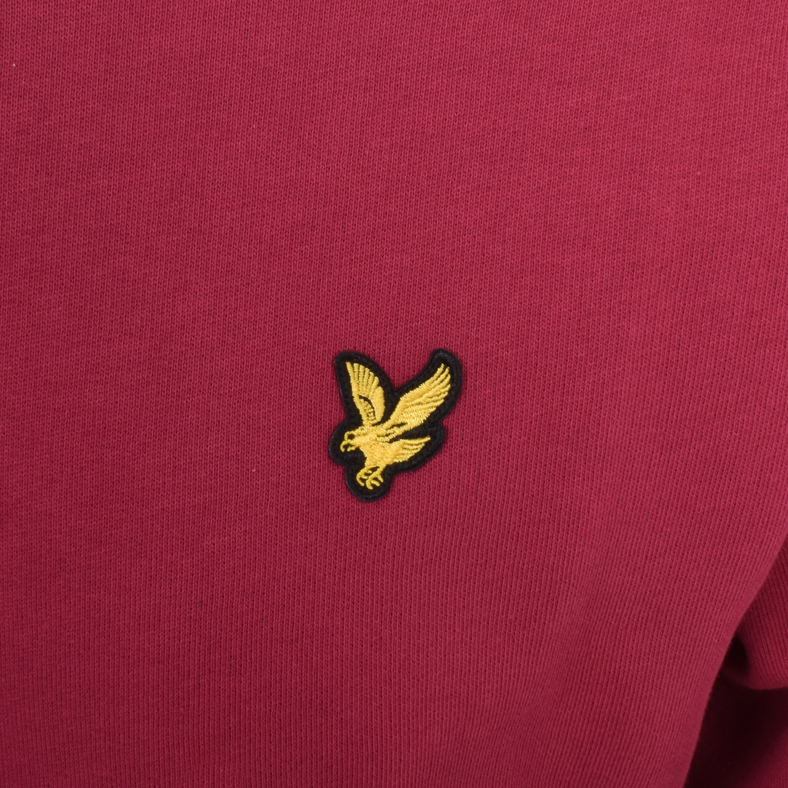 Lyle And Scott Crew Neck Sweatshirt Burgundy Mainline Menswear