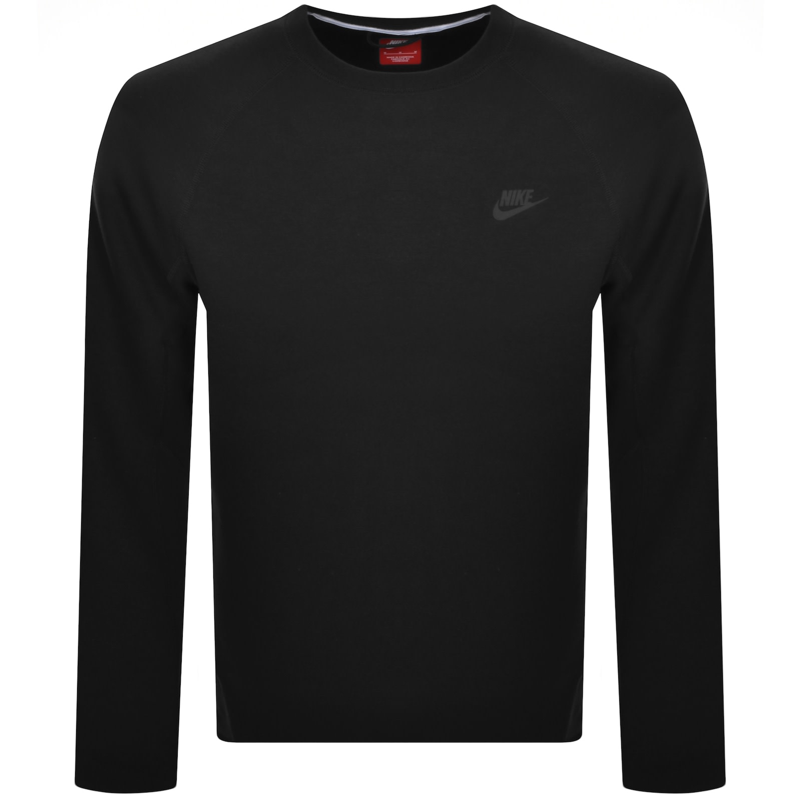Nike Lab crew neck sweat black 刺繍 ロゴ