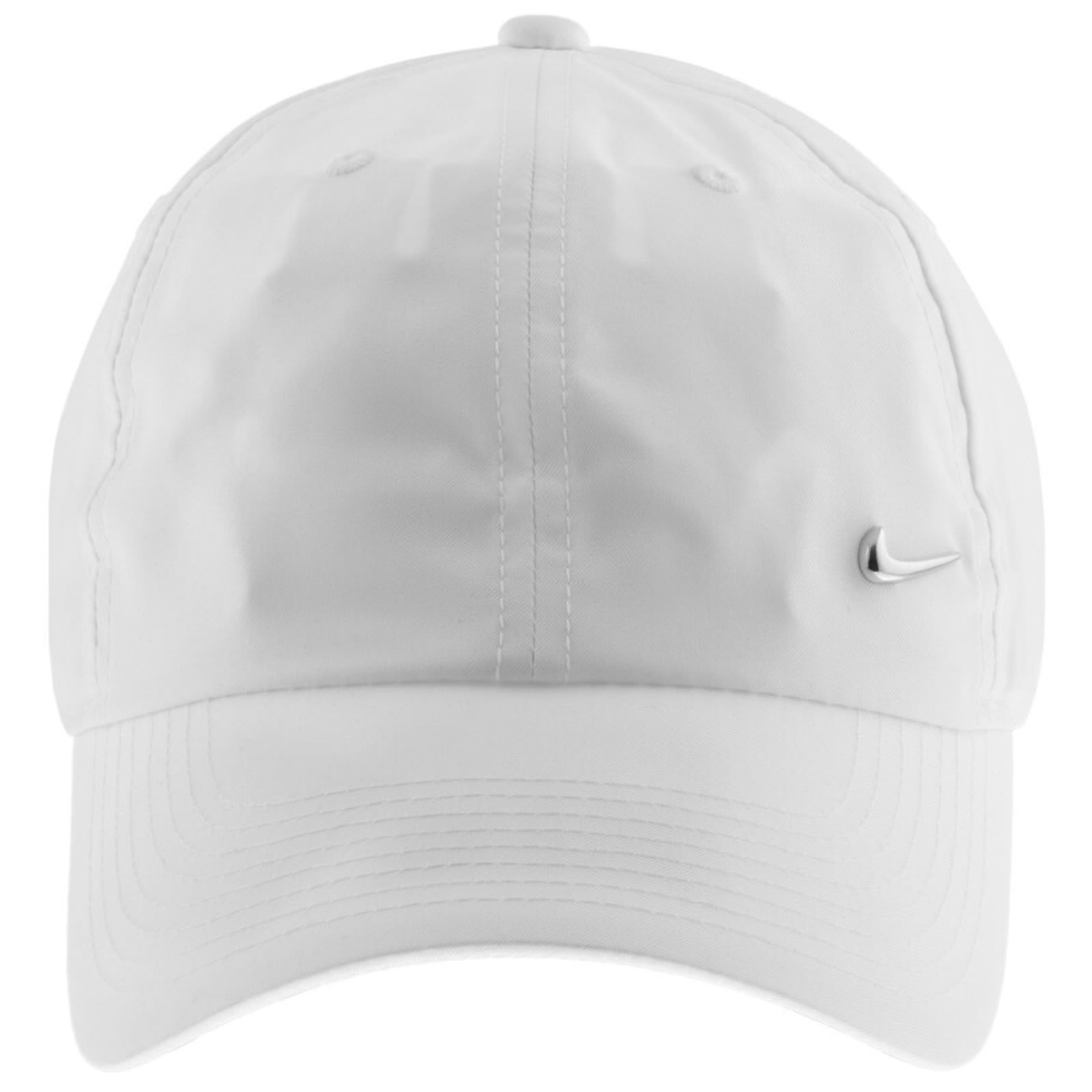 Nike metal swoosh cap white 2025