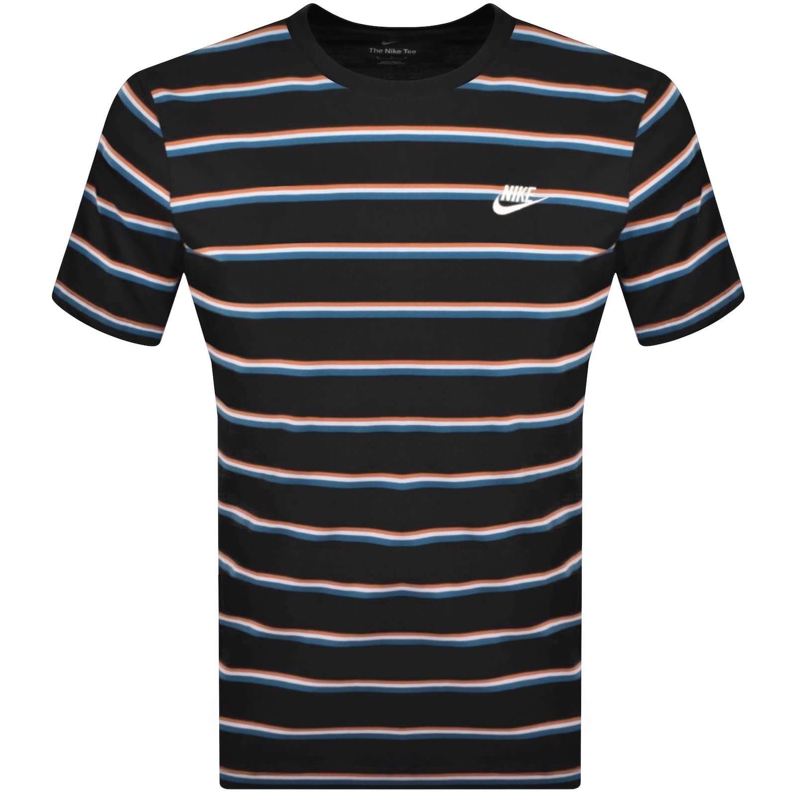 Nike Club Stripe T Shirt Black Mainline Menswear Canada