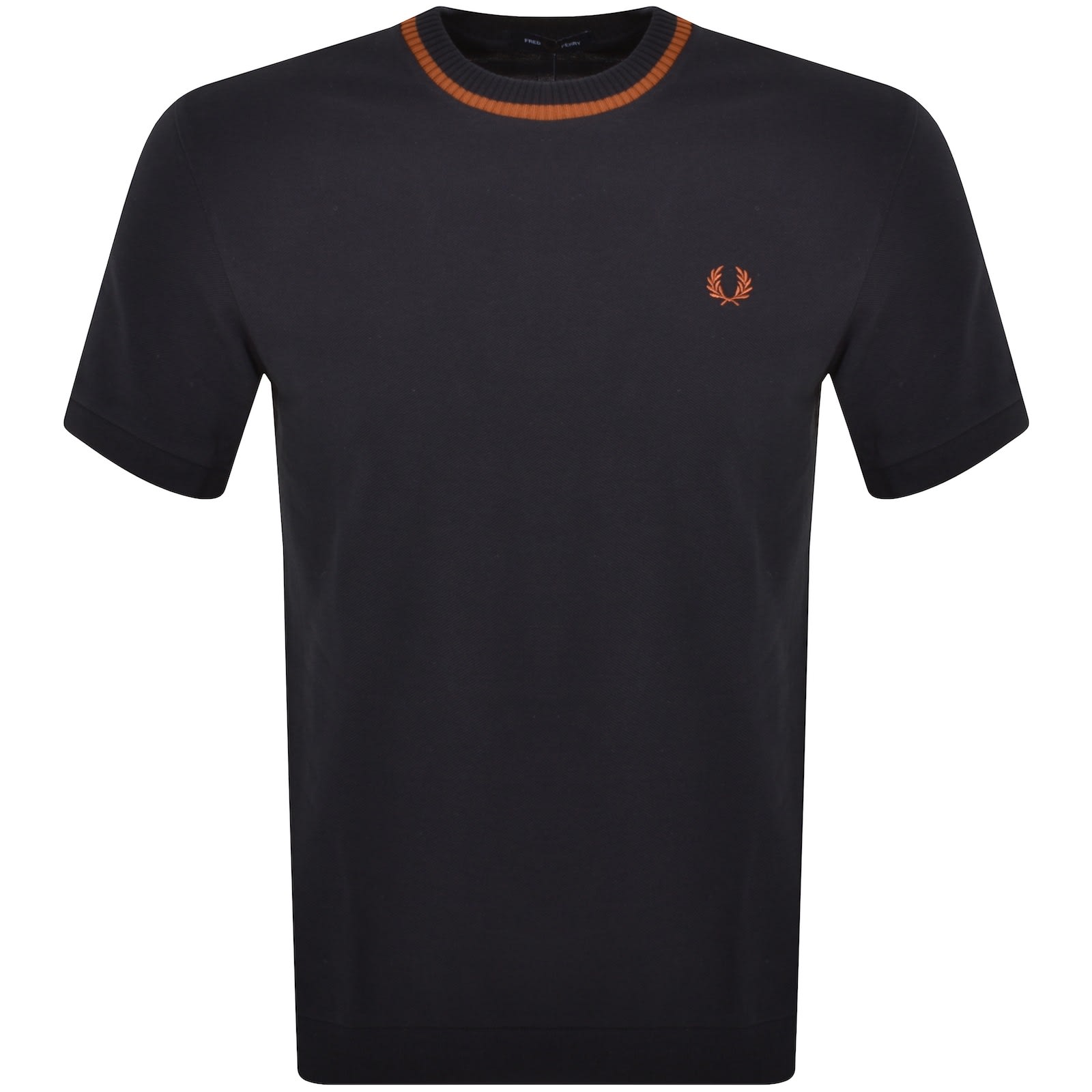 Round neck fred perry t shirt top