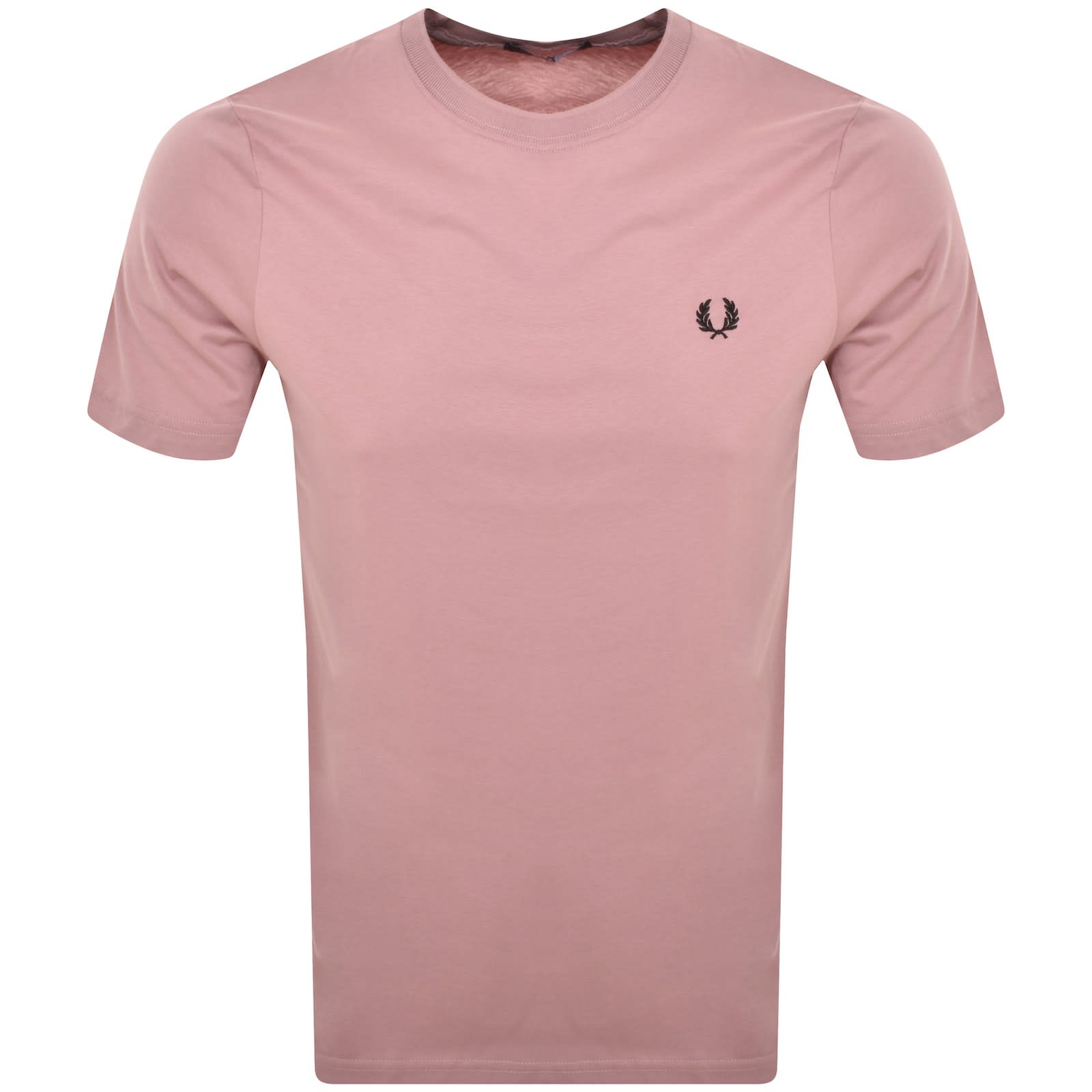 Fred Perry Crew Neck T Shirt Pink Mainline Menswear Denmark