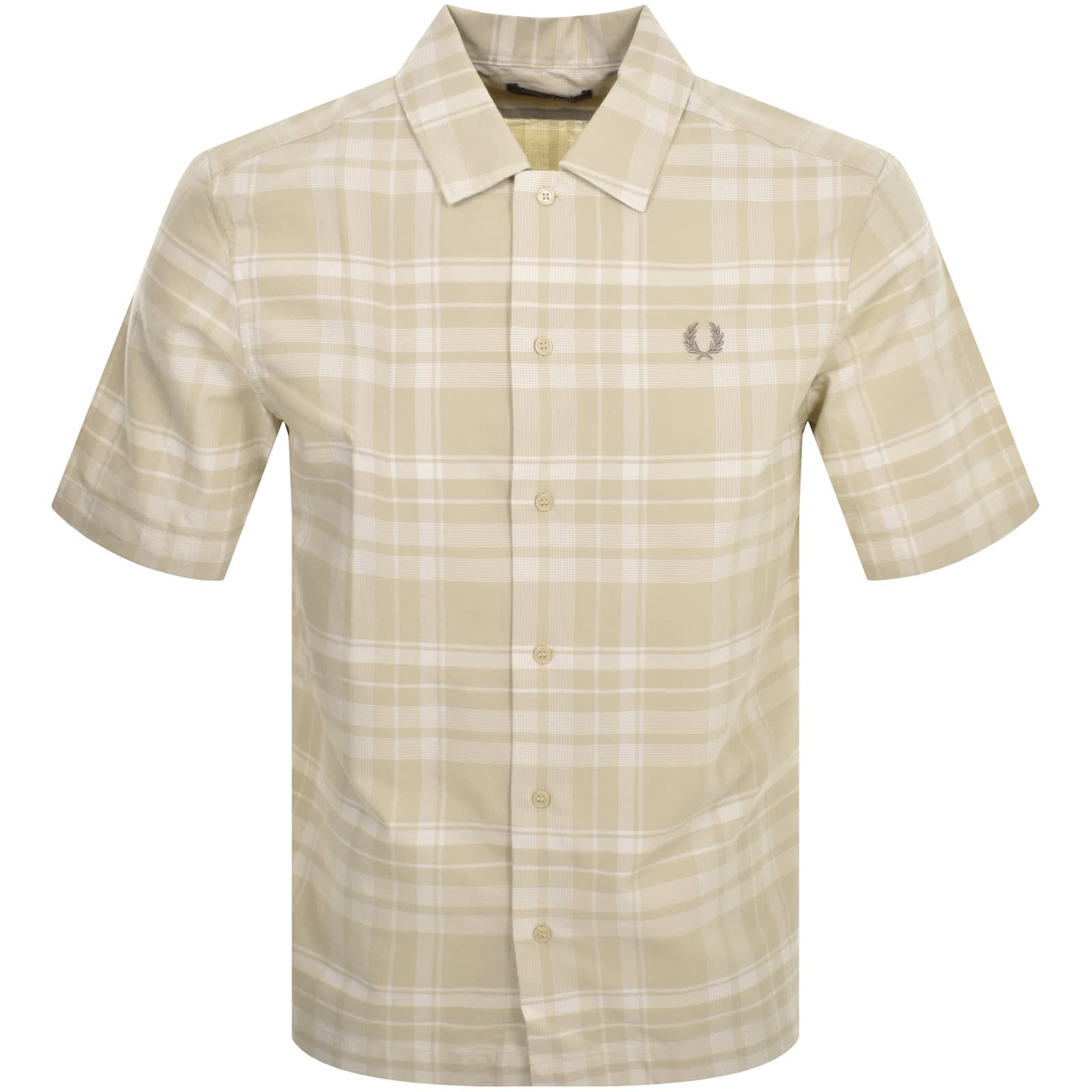 Fred perry tartan shirt short sleeve discount