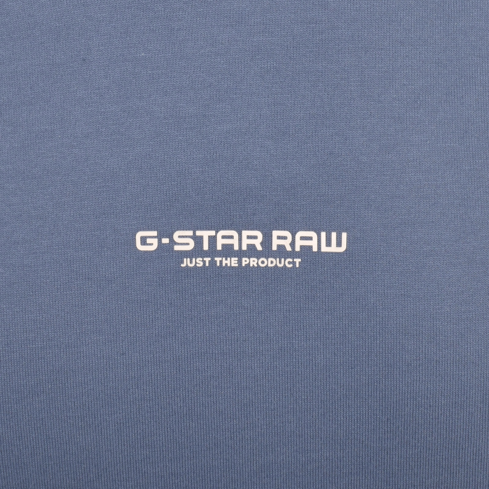 G Star Raw Boxy Logo T Shirt Blue