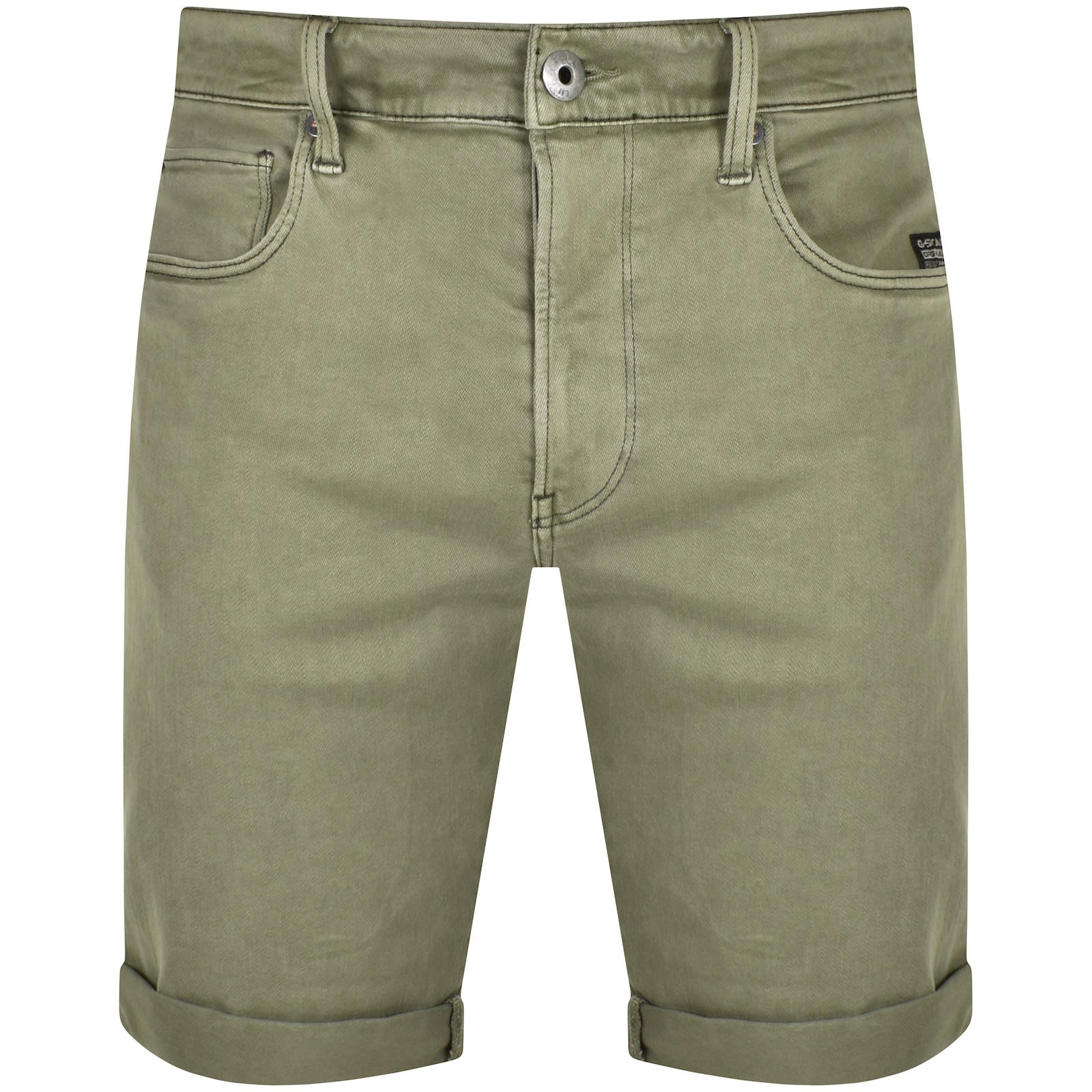 Moschino logo-embroidered cotton cargo shorts - Green