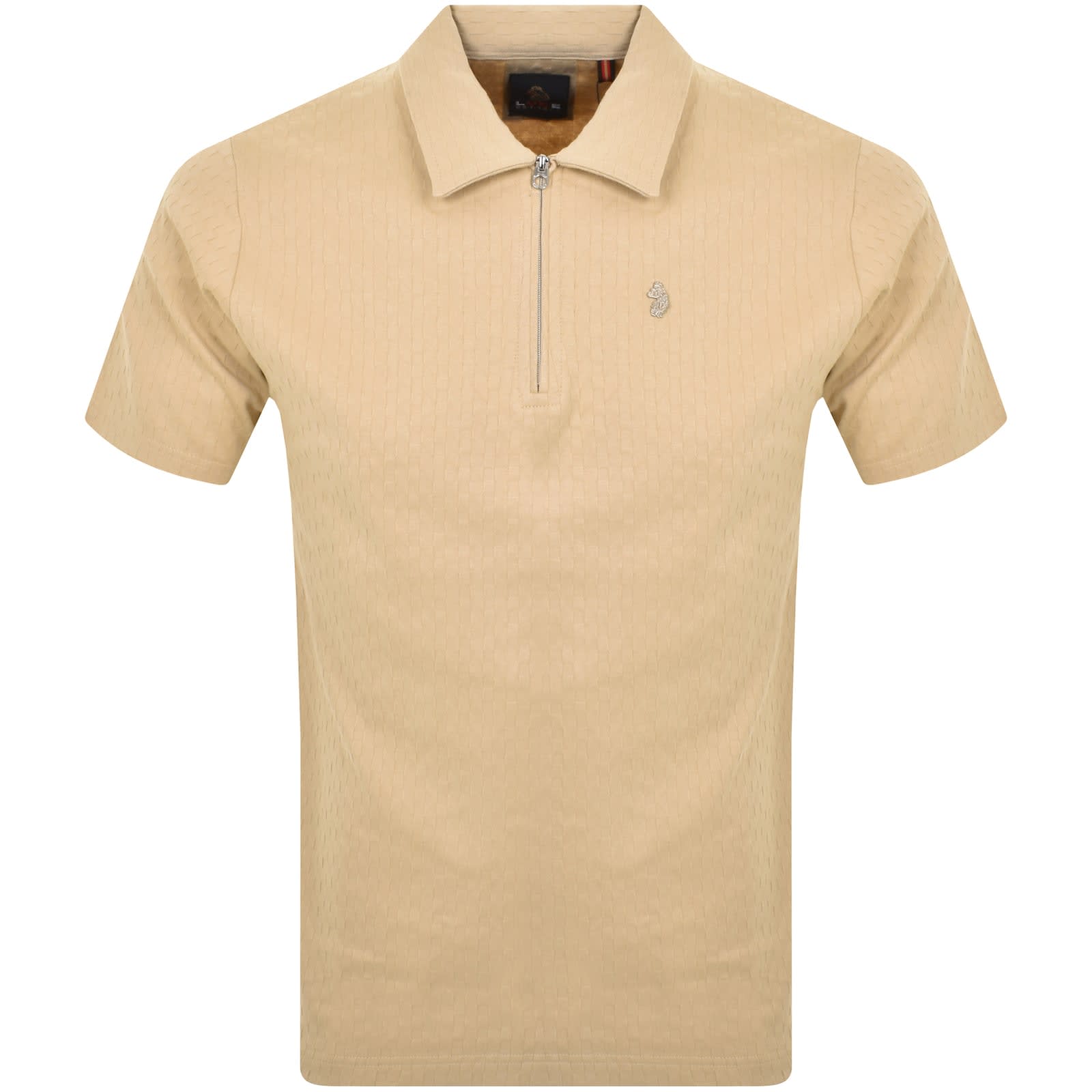 Luke 1977 Keramas Polo T Shirt Beige Mainline Menswear Canada
