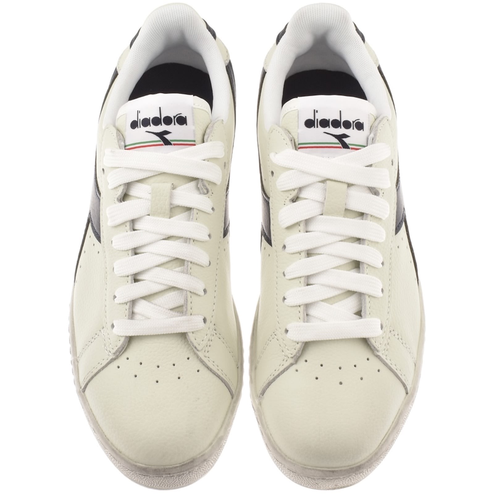 Diadora Game L Low Waxed Trainers White Mainline Menswear United States