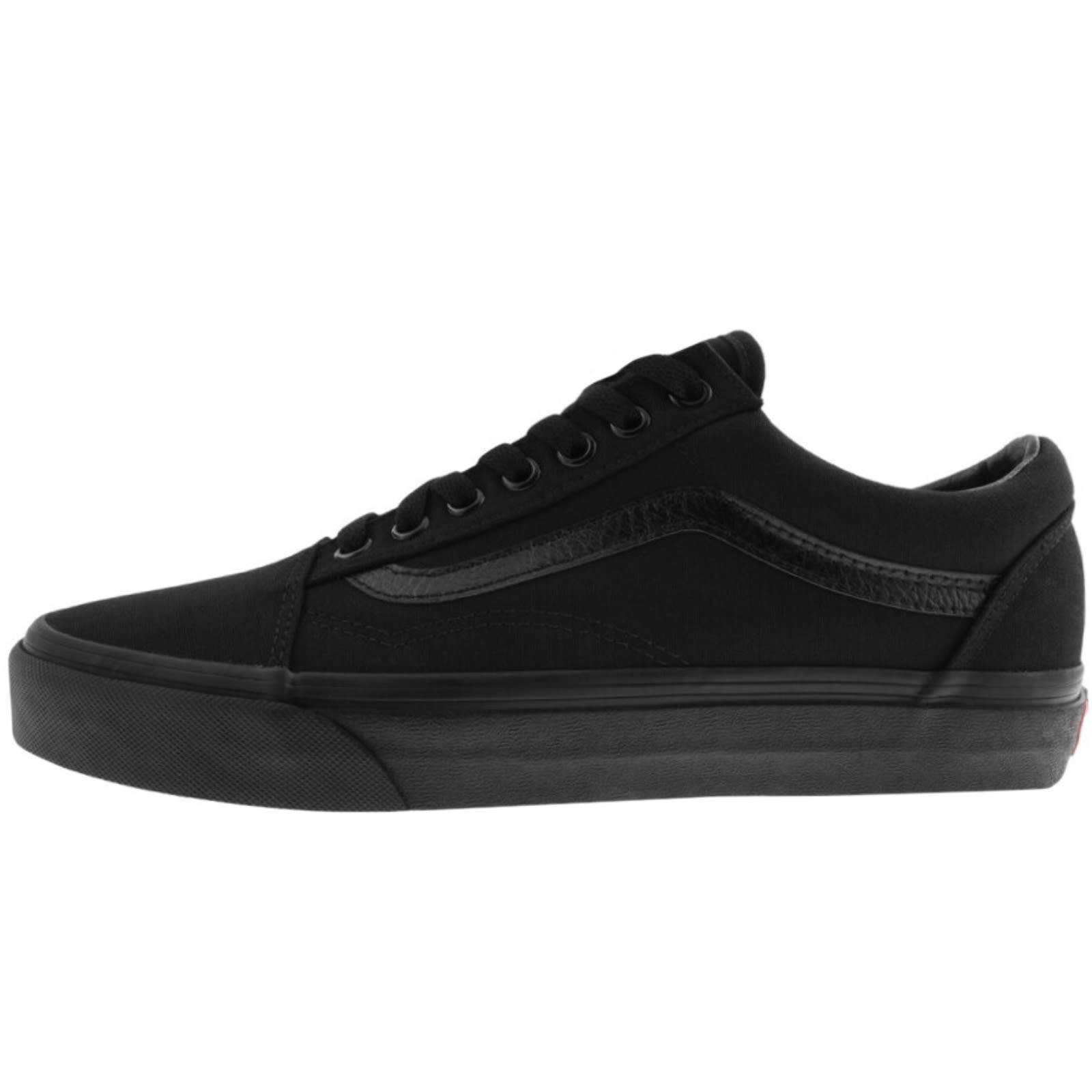 Vans old skool high top all black hotsell