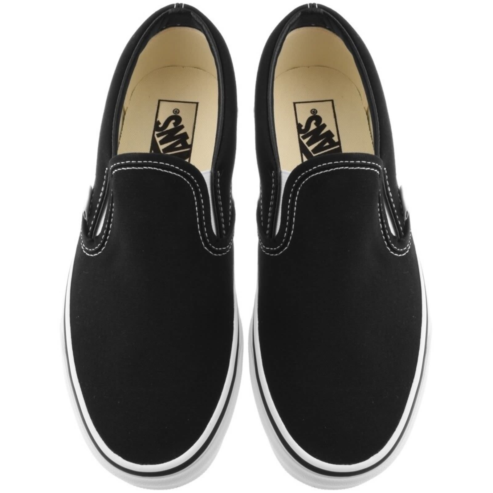 Vans Classic Slip On Trainers Black