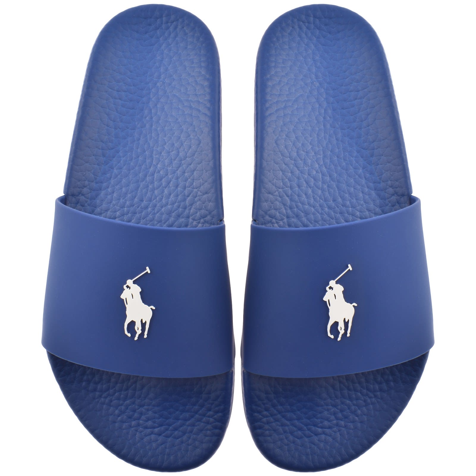 Ralph Lauren Logo Sliders Blue Mainline Menswear Ireland