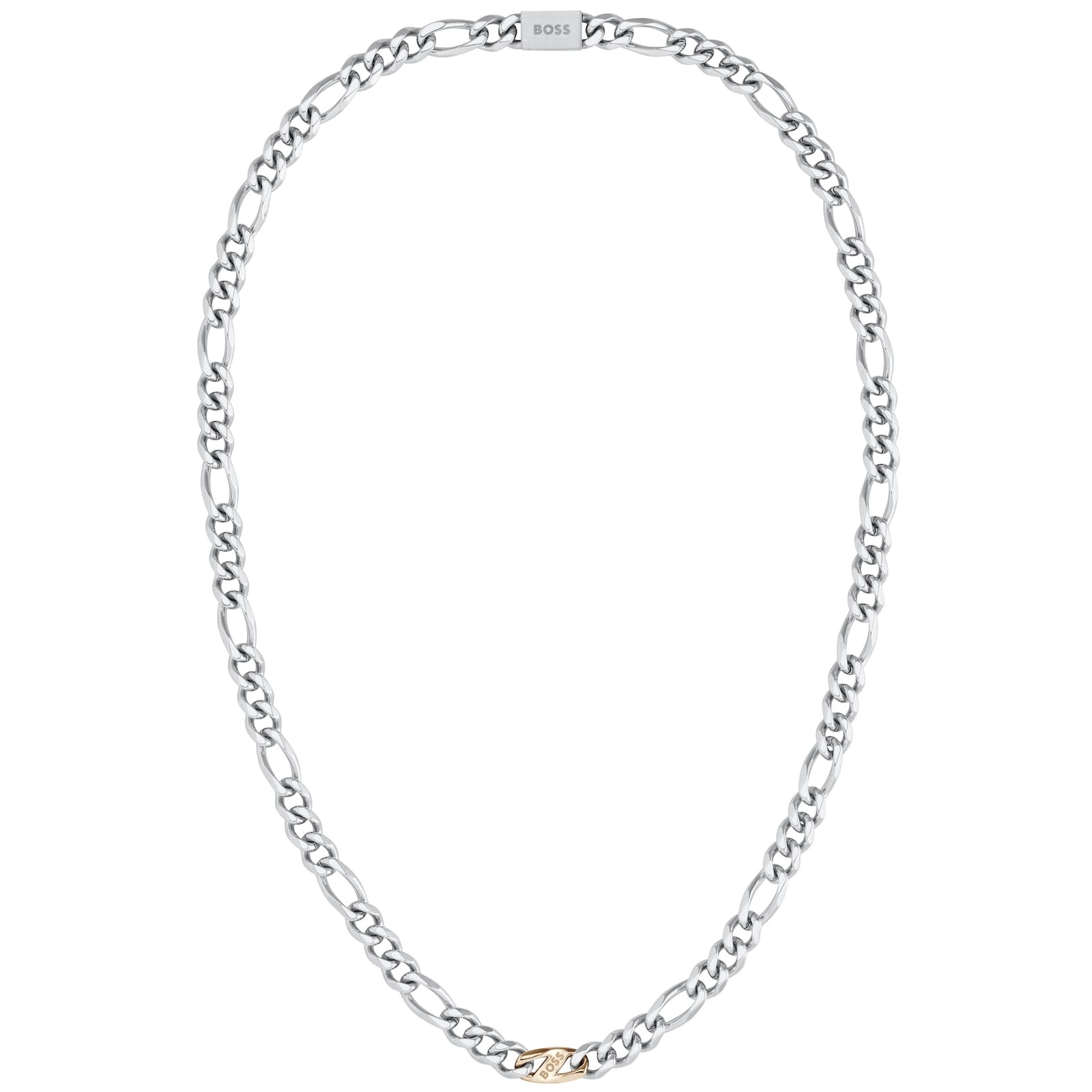 Mens two tone necklaces discount