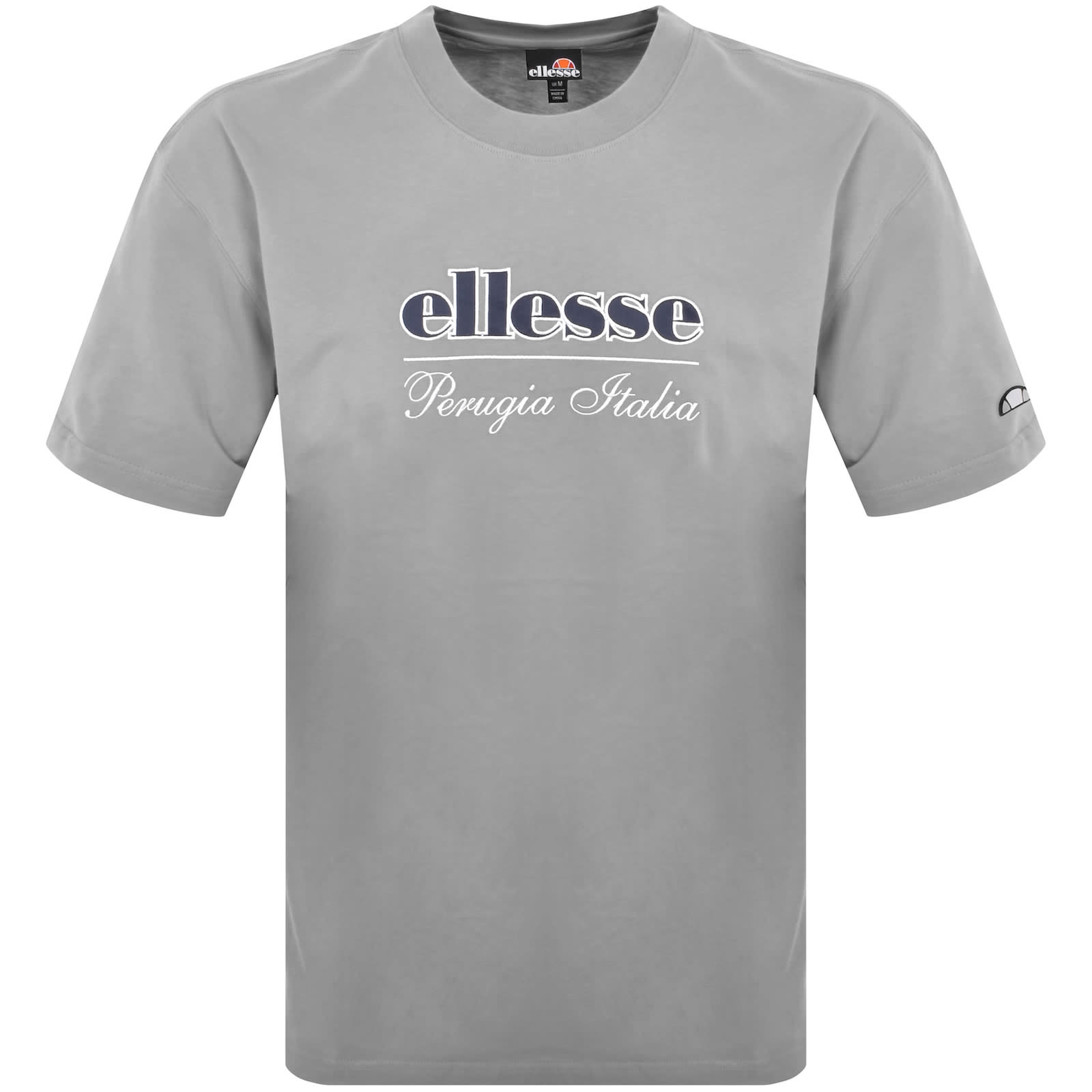 Ellesse Itorla Logo T Shirt Grey Mainline Menswear Denmark