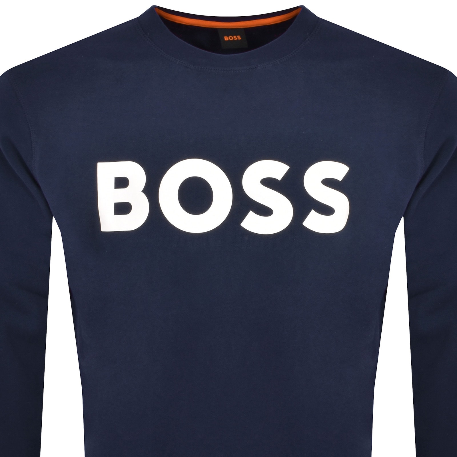 Boss navy sweatshirt discount