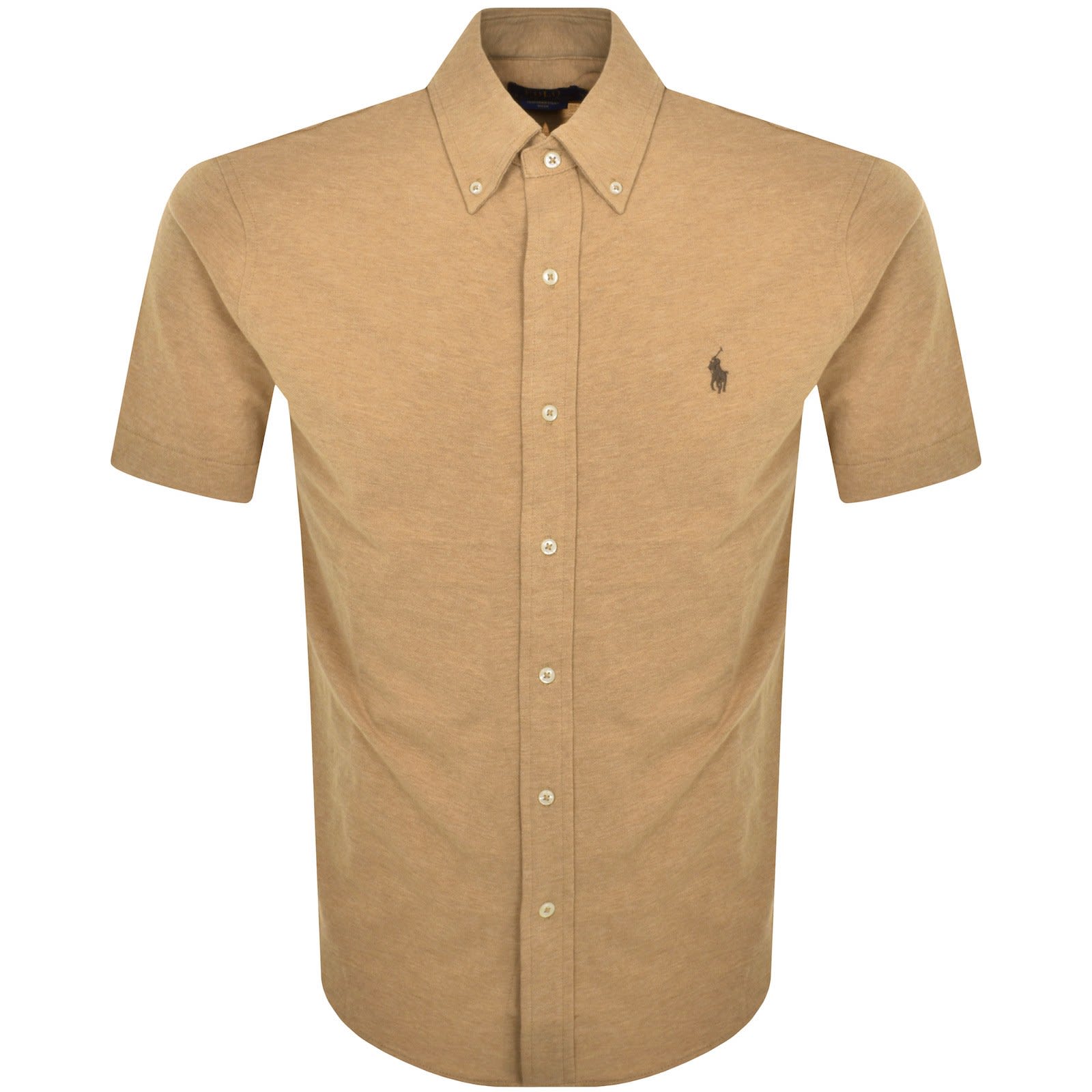 Ralph lauren beige polo shirt clearance