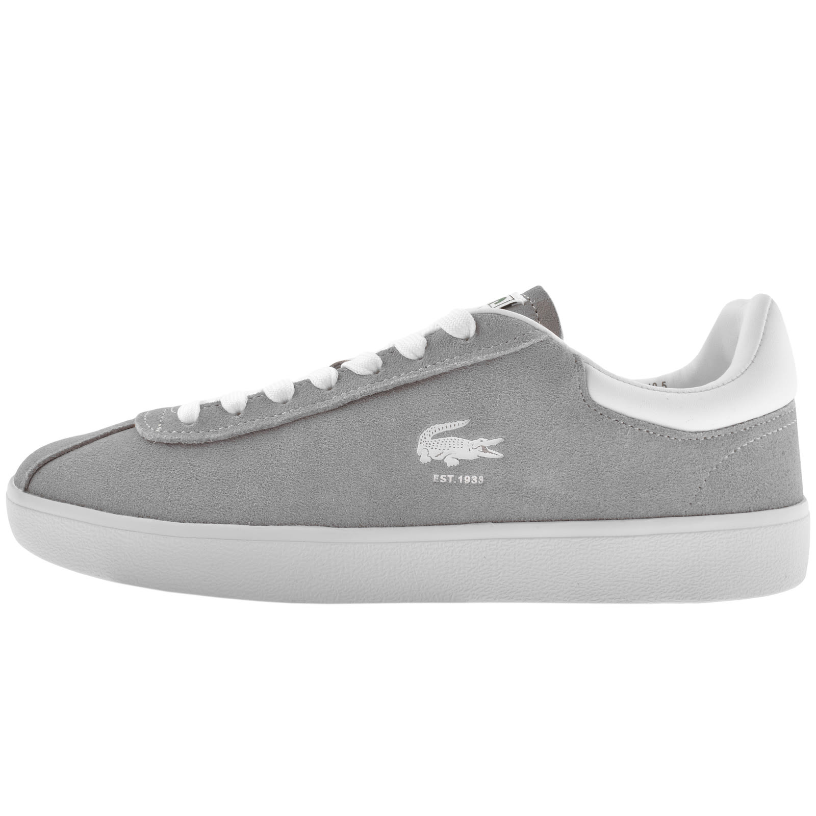 Lacoste Baseshot Trainers Grey Mainline Menswear Denmark