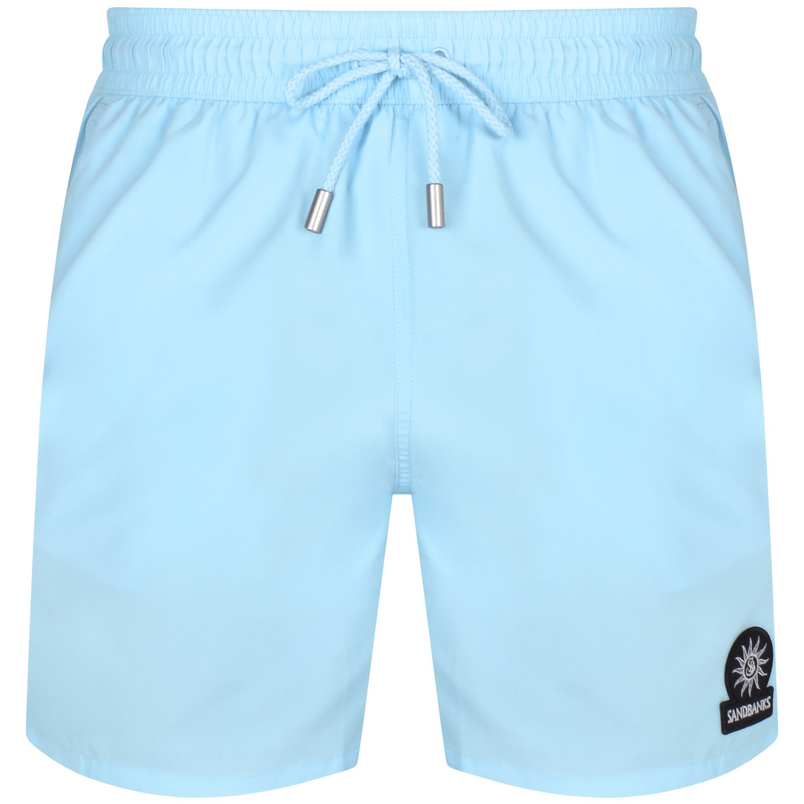 Sandbanks Badge Logo Swim Shorts Blue | Mainline Menswear