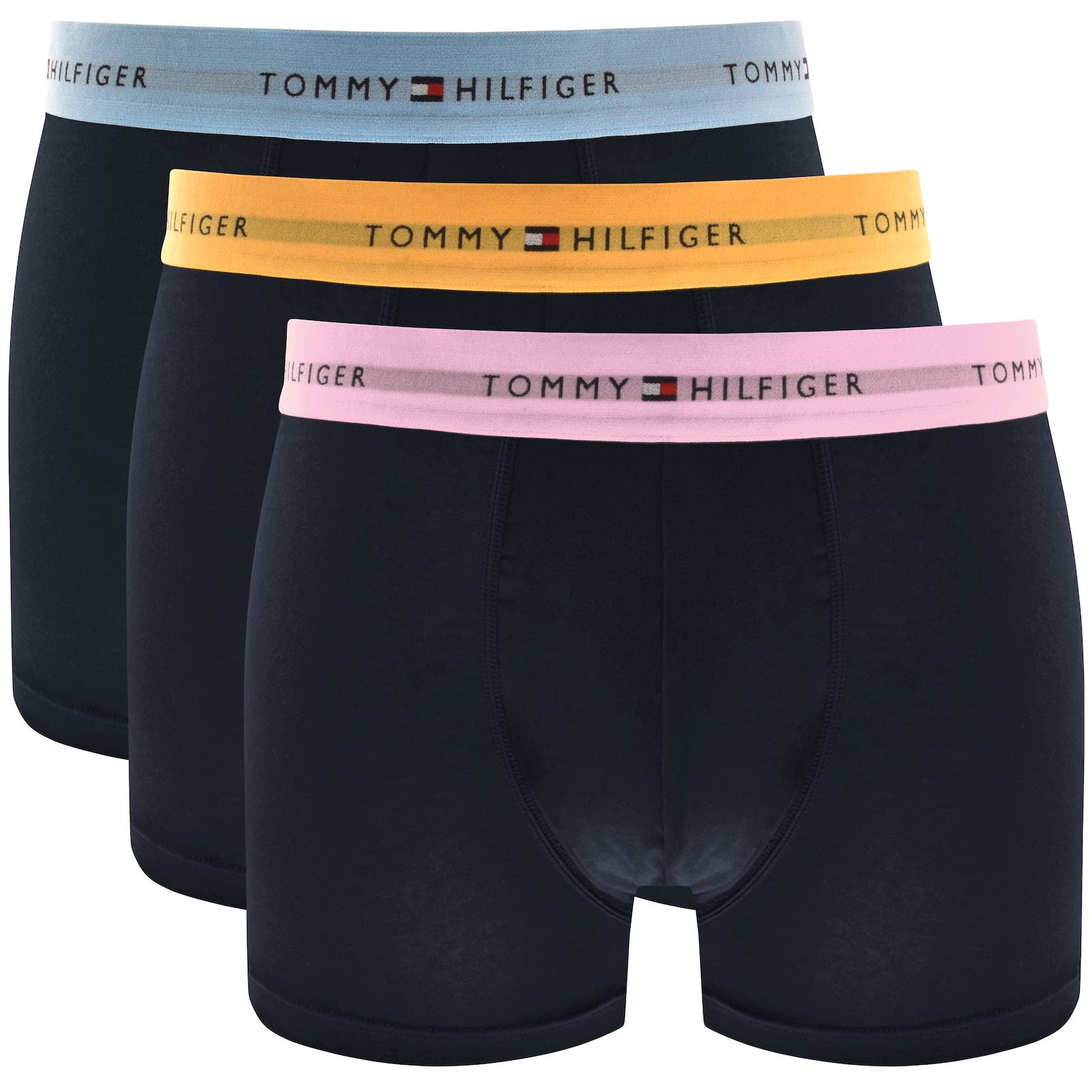 Tommy Hilfiger Underwear 3 Pack Boxer Trunks Navy Mainline Menswear