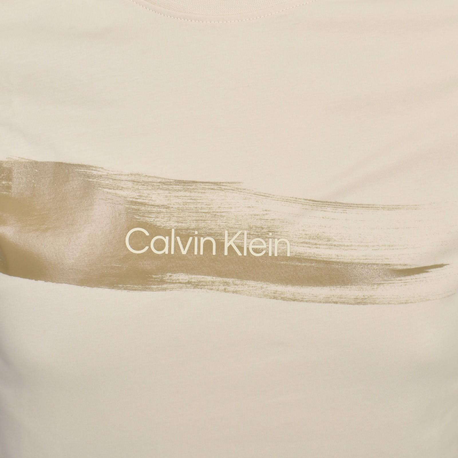 Beige calvin klein t shirt cheap