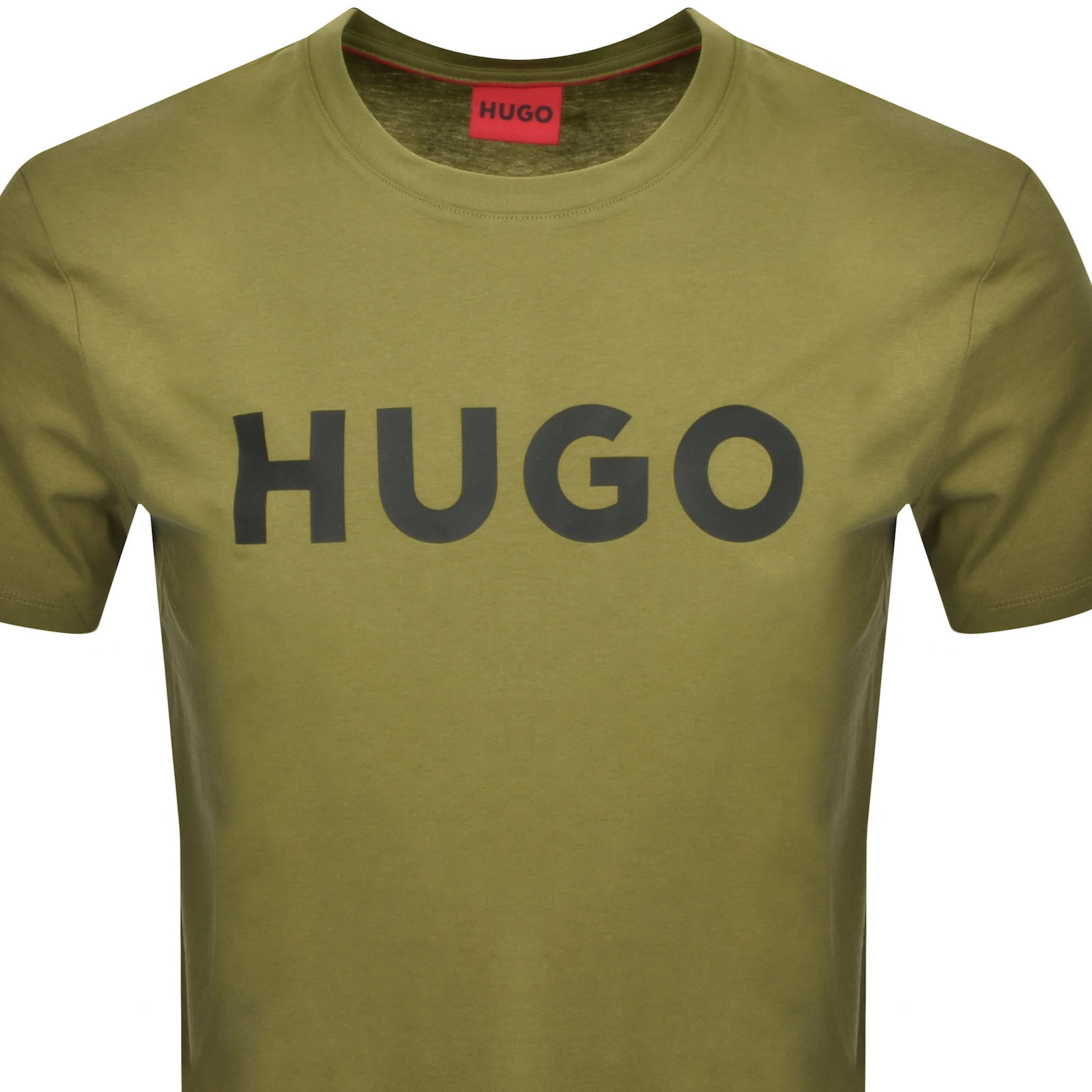 HUGO Dulivio Crew Neck T Shirt Green