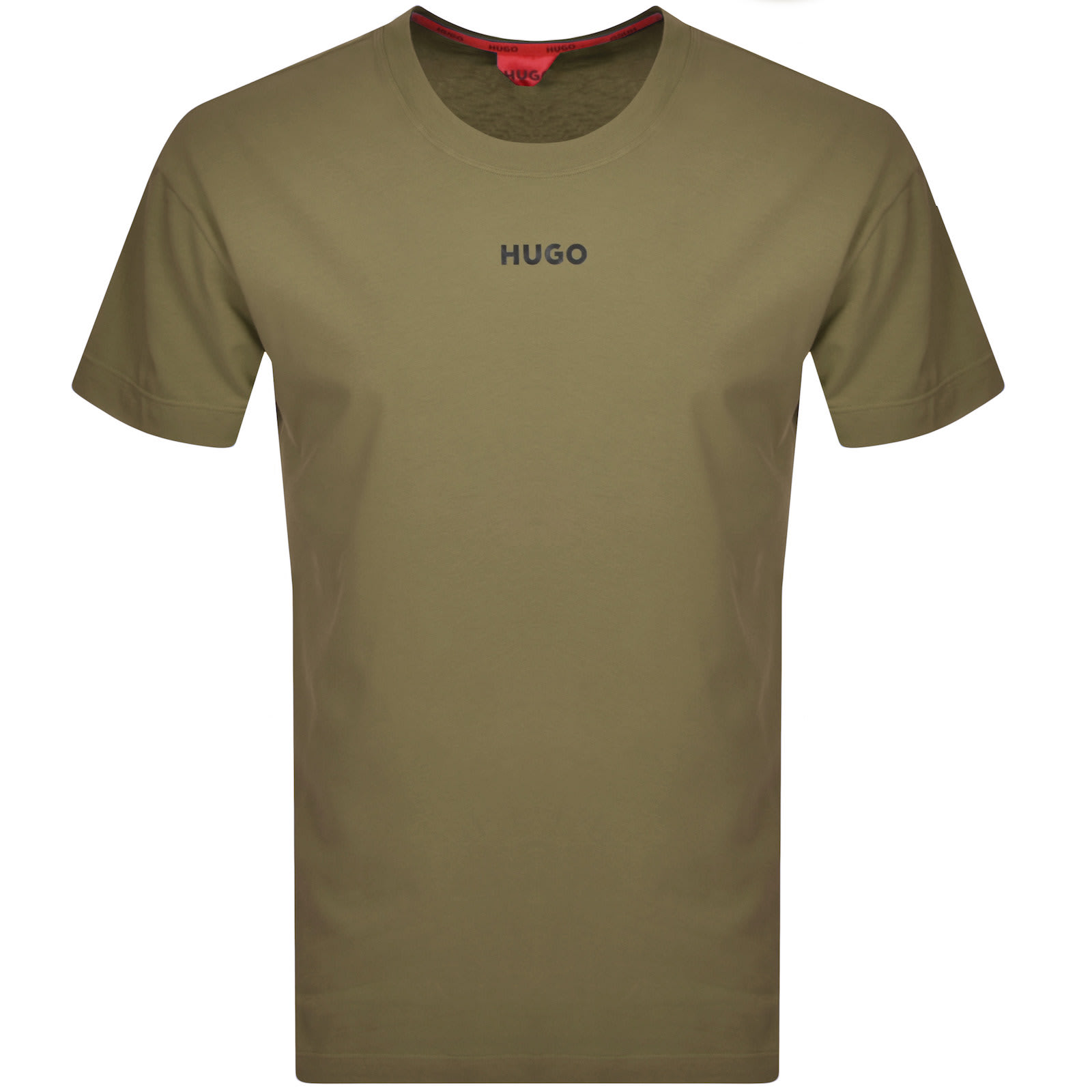 Khaki green hugo boss t shirt shop