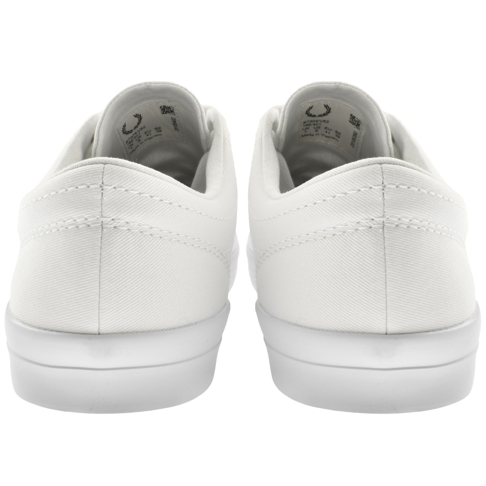 Fred Perry Baseline Twill Trainers White