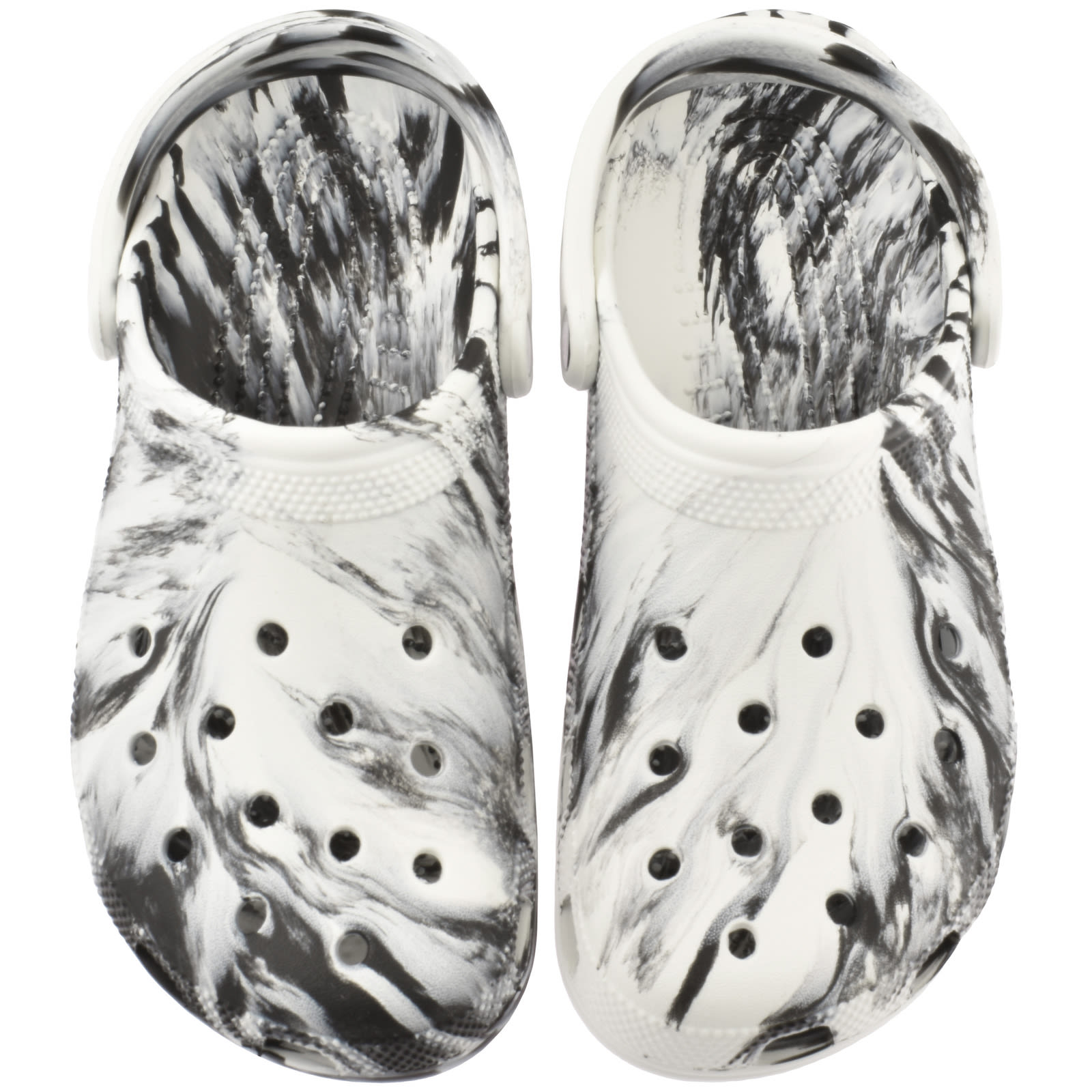 Crocs Classic Marbled Clogs White Mainline Menswear