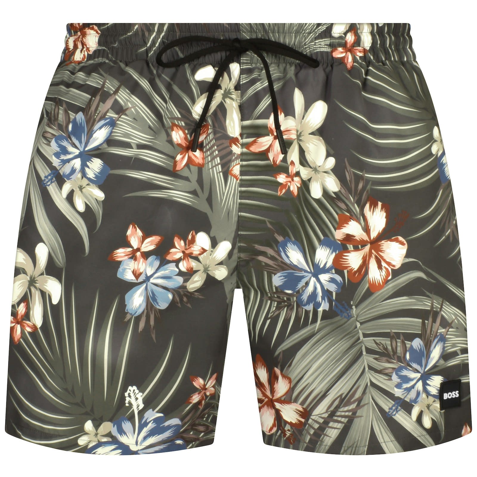 BOSS Piranha Swim Shorts Green | Mainline Menswear