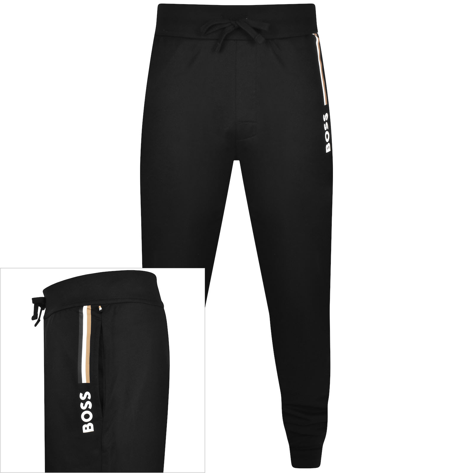 BOSS Authentic Joggers Black Mainline Menswear United States