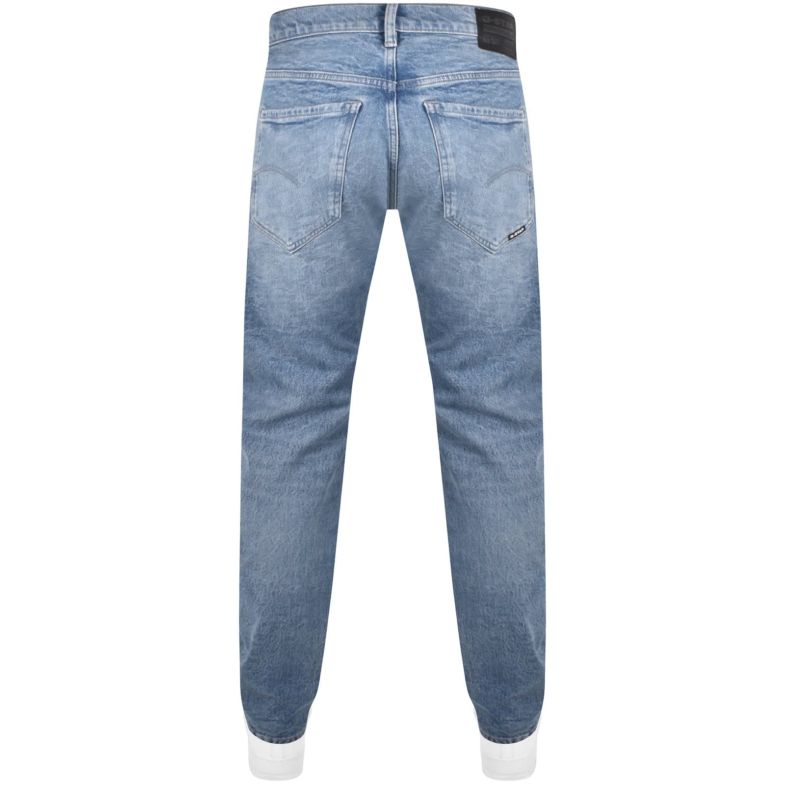 G Star Raw Mosa Straight Fit Light Wash Jeans Blue Mainline Menswear Denmark