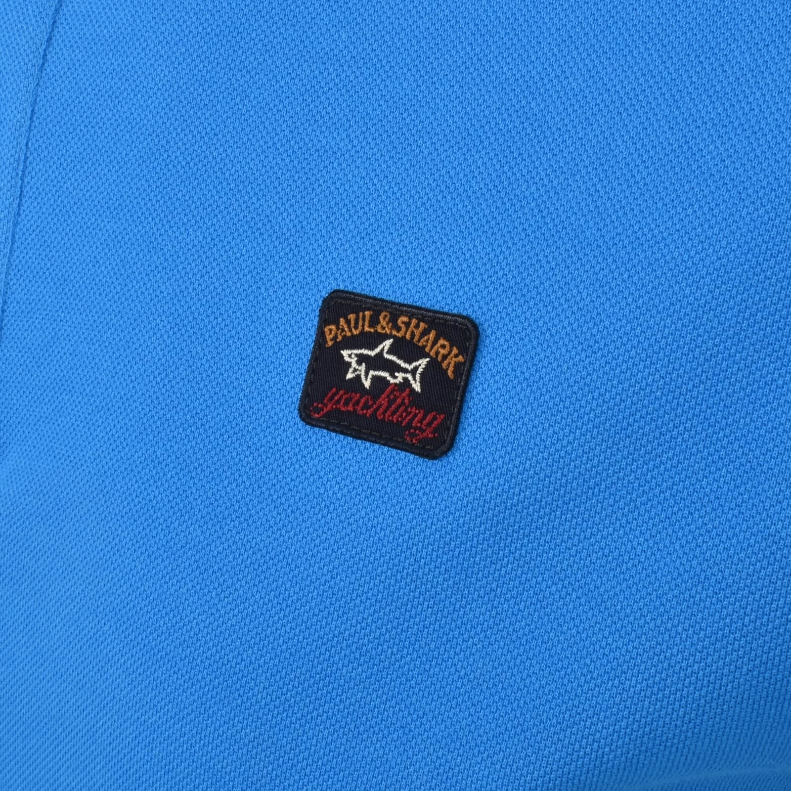Paul And Shark Logo Polo T Shirt Blue Mainline Menswear Ireland