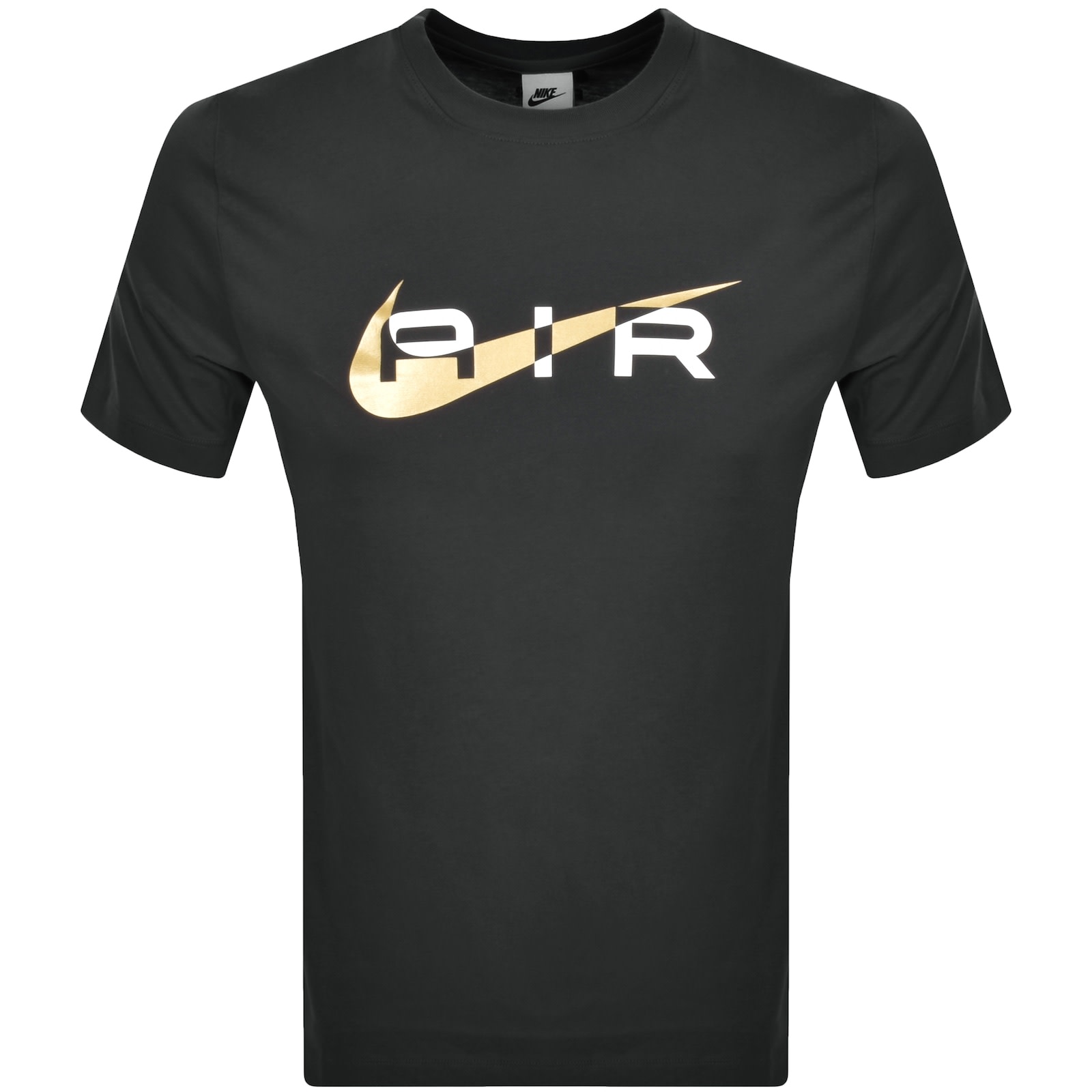 Black nike shirt with gold top