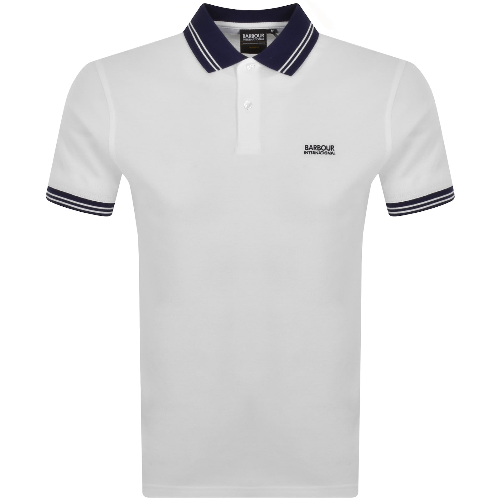 Barbour International Tracker Polo T Shirt White