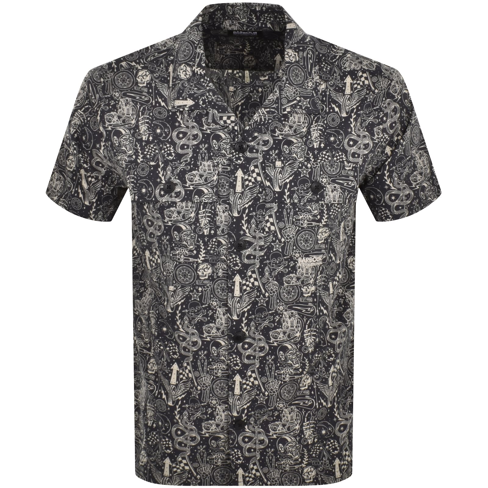 Barbour mens short sleeve shirts online