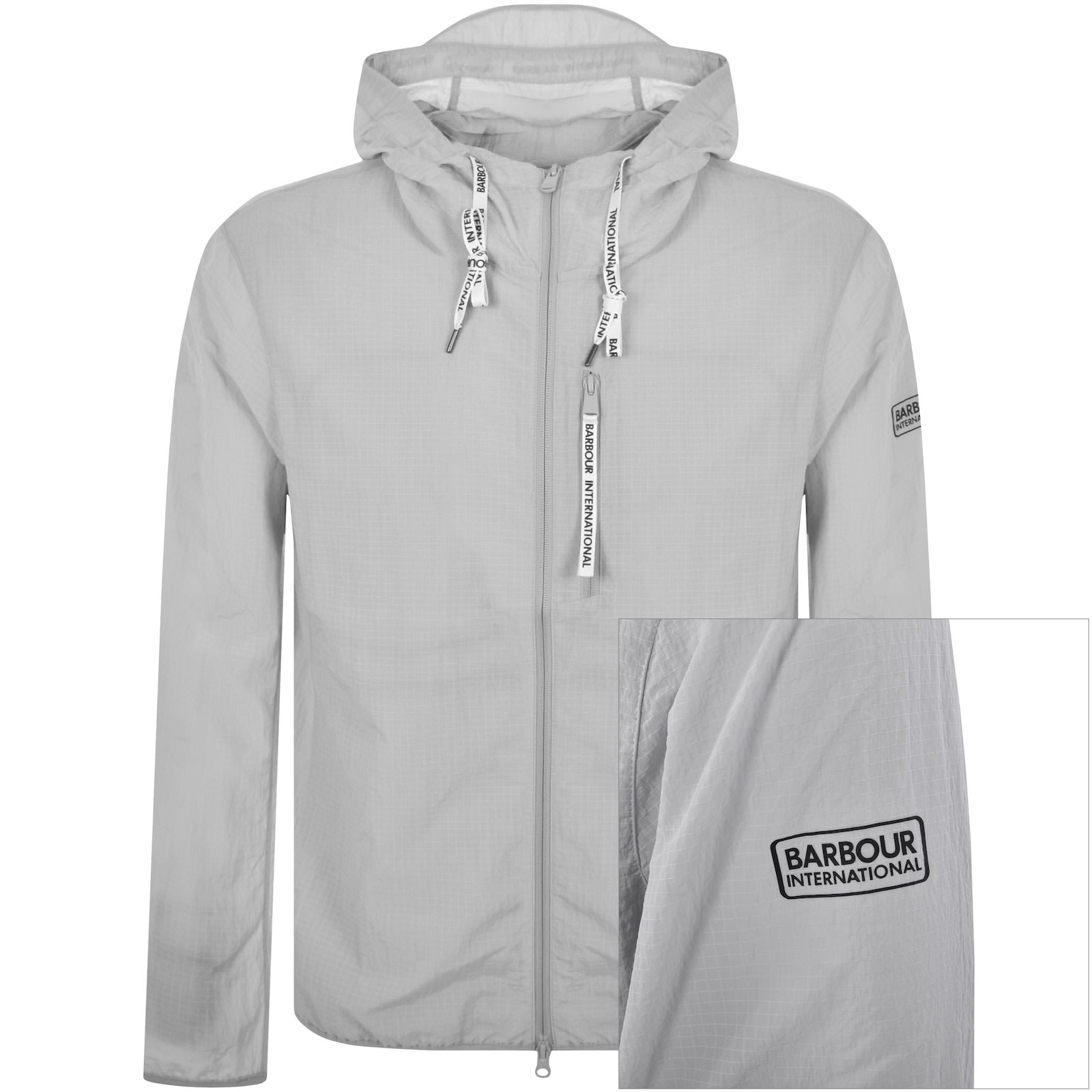 Barbour International Exchange Jacket Grey Mainline Menswear