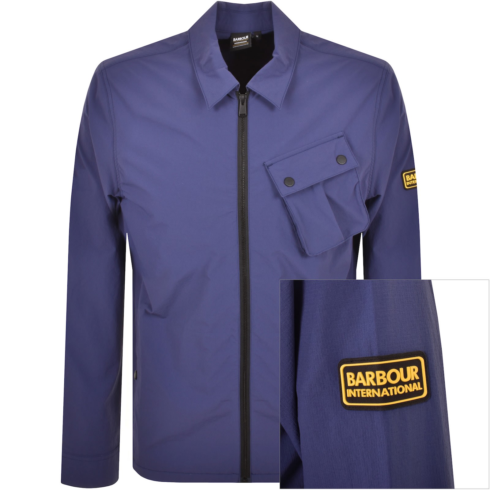Barbour International Gate Overshirt Navy