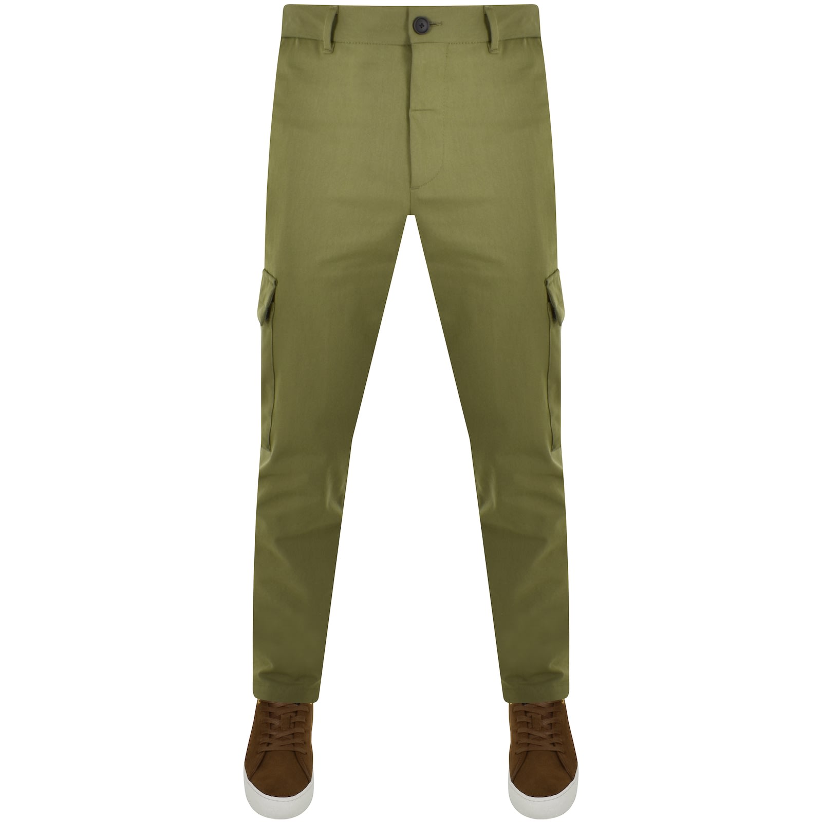 BOSS P Kaiton Cargo Slim Fit Trousers Green | Mainline Menswear United  States