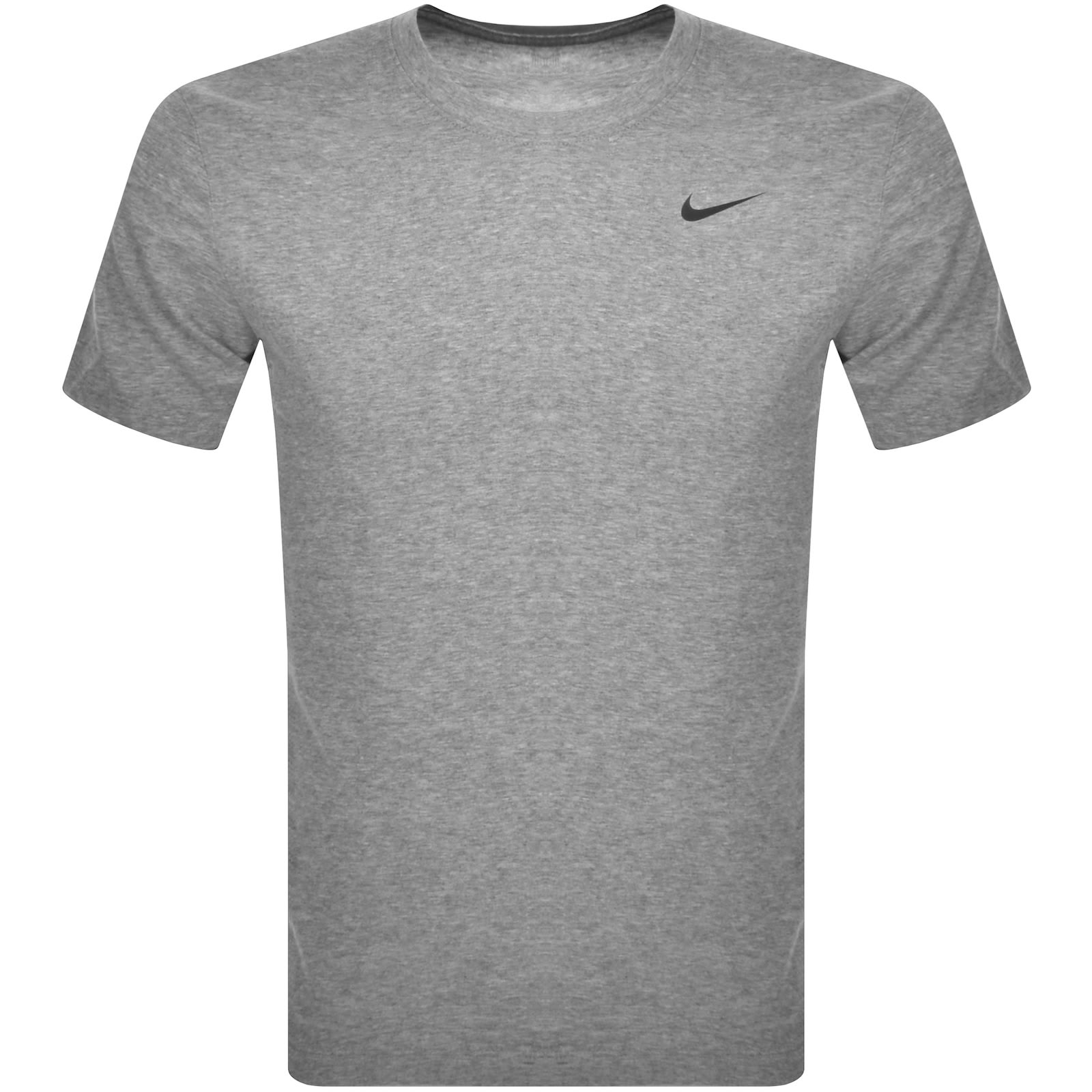 Nike Training Dri Fit Logo T Shirt Grey Mainline Menswear