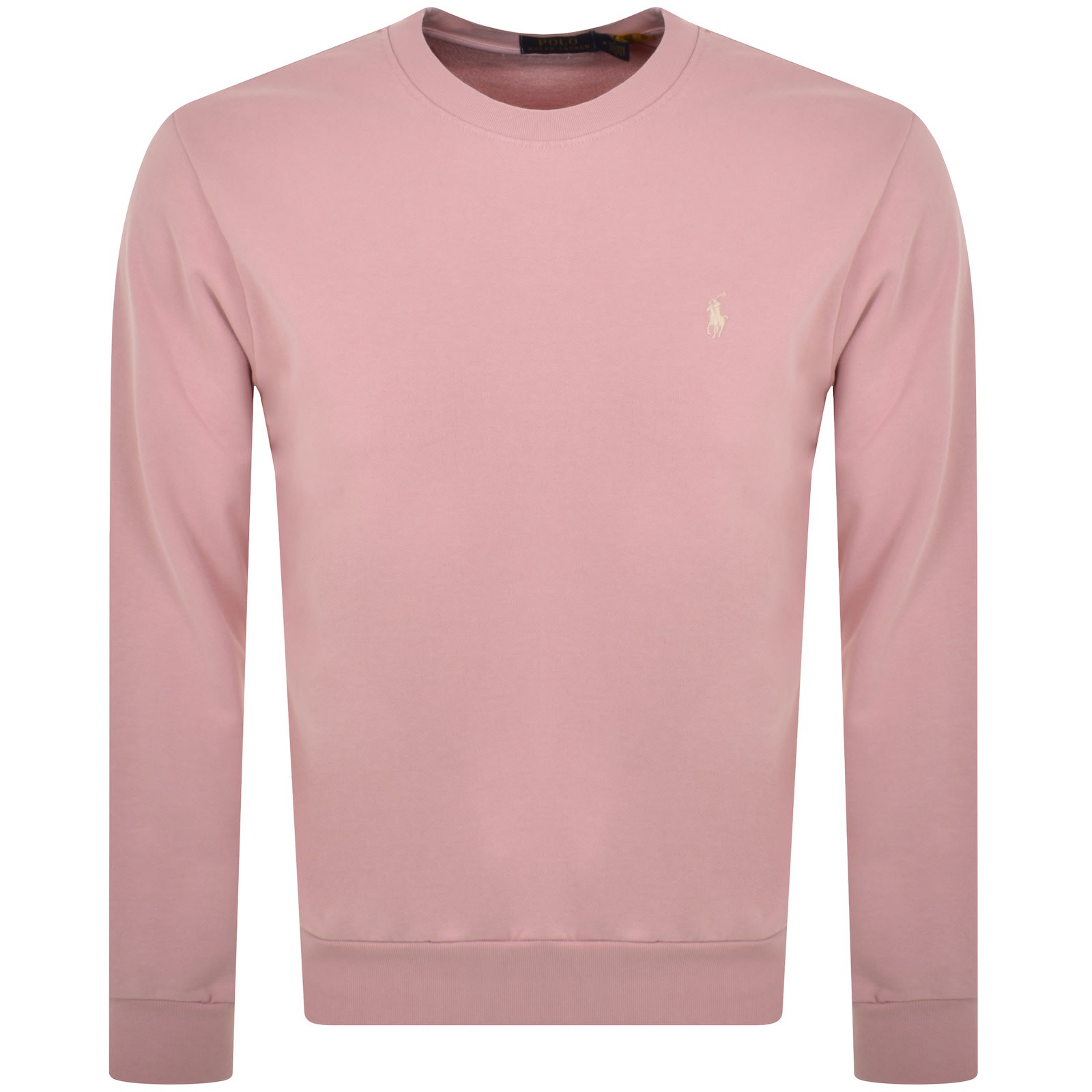 Ralph Lauren Crew Neck Sweatshirt Pink Mainline Menswear