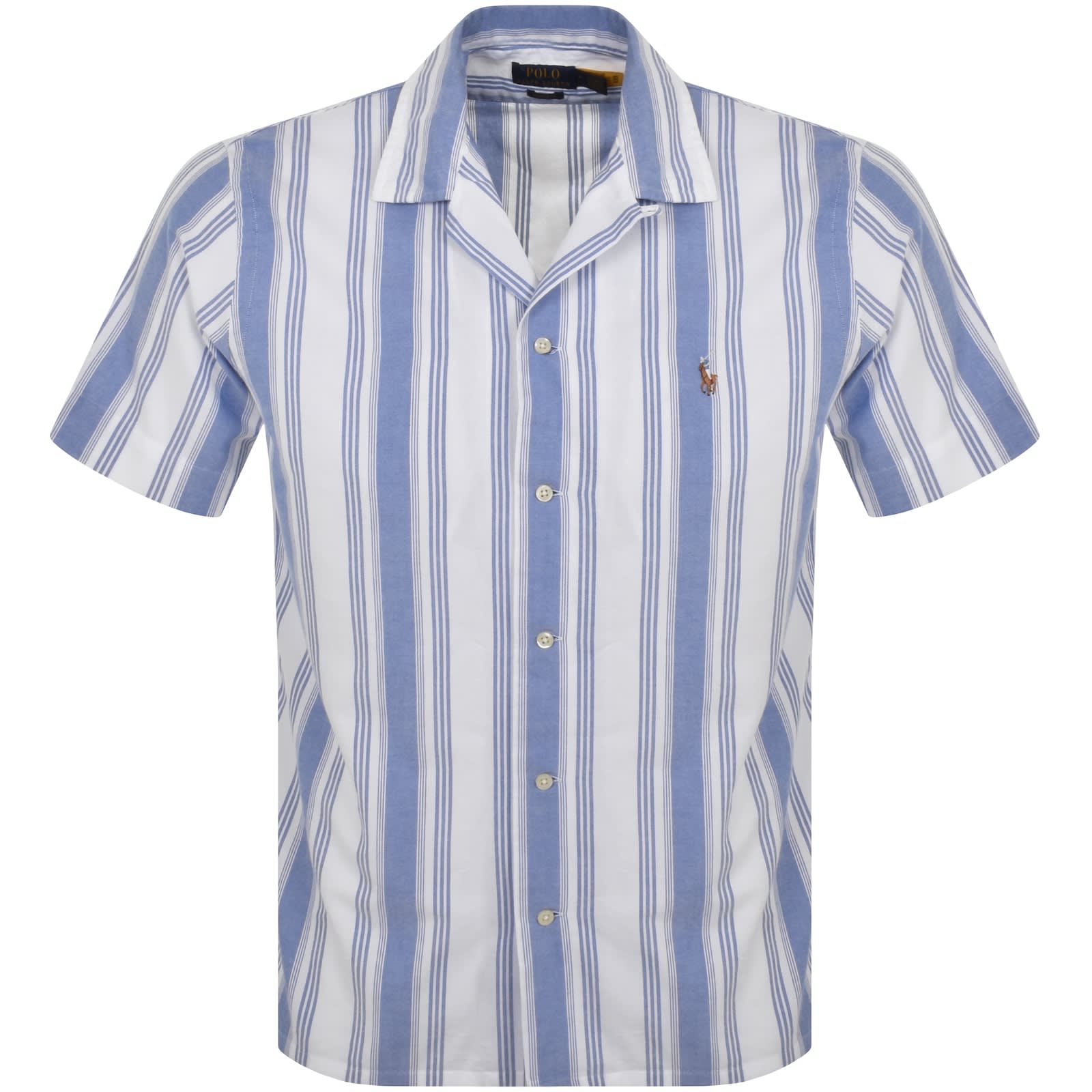 Polo Ralph Lauren Cotton Striped Shirt Blue M