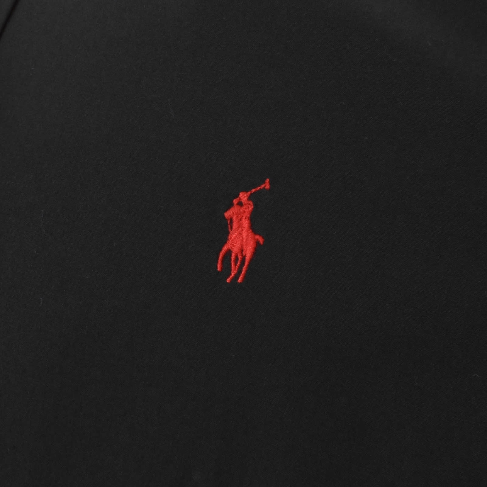 Black ralph lauren polo shirt red logo online