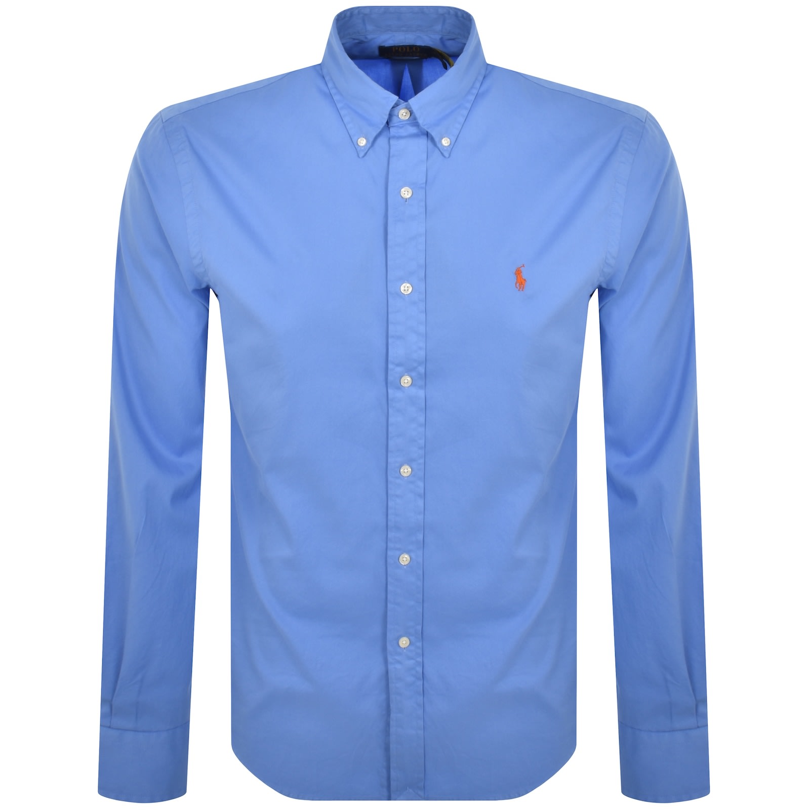 Ralph Lauren Featherweight Twill Shirt Blue Mainline Menswear