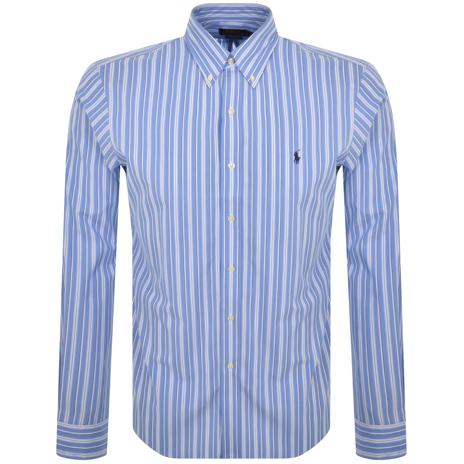人気を誇る Ralph Lauren Custom Fit Shirt Blue | Mainline Menswear トップス